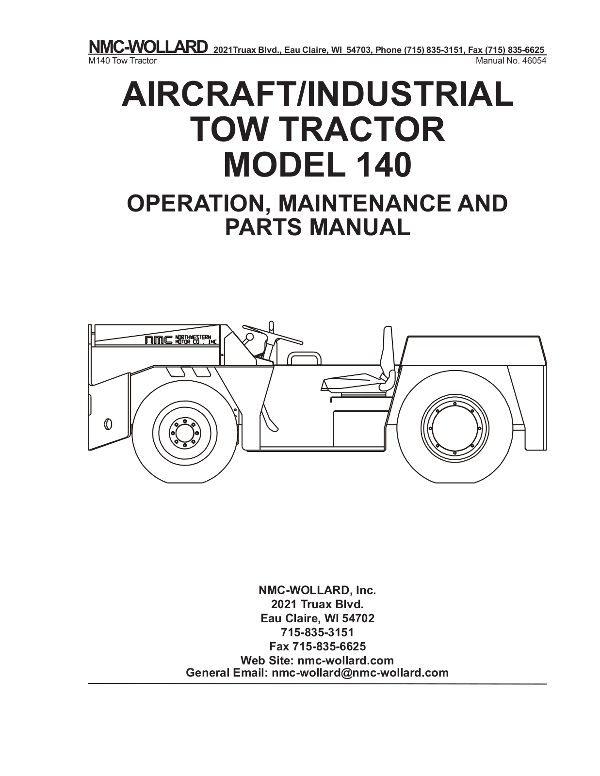 NMC-WOLLARD 140 Operation, Maintenance And Parts Manual - ManualMachine.com