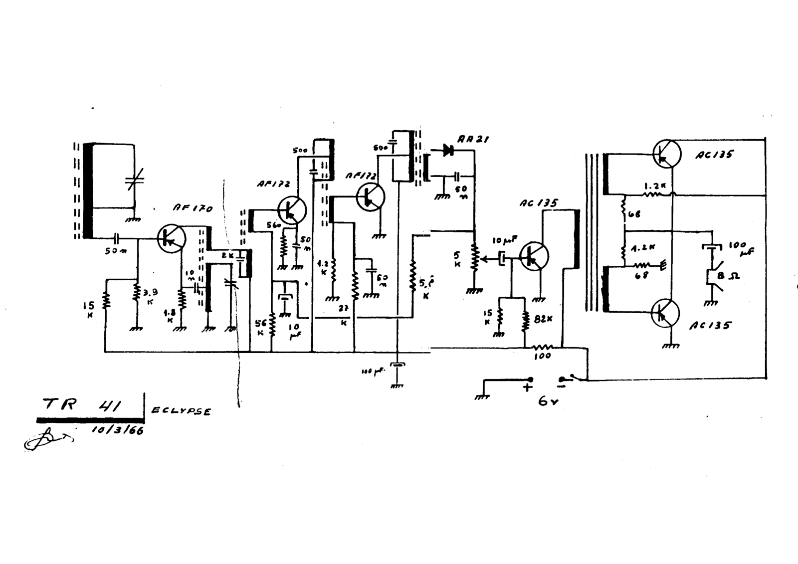 Trans Continents Radio tr41 schematic - ManualMachine.com