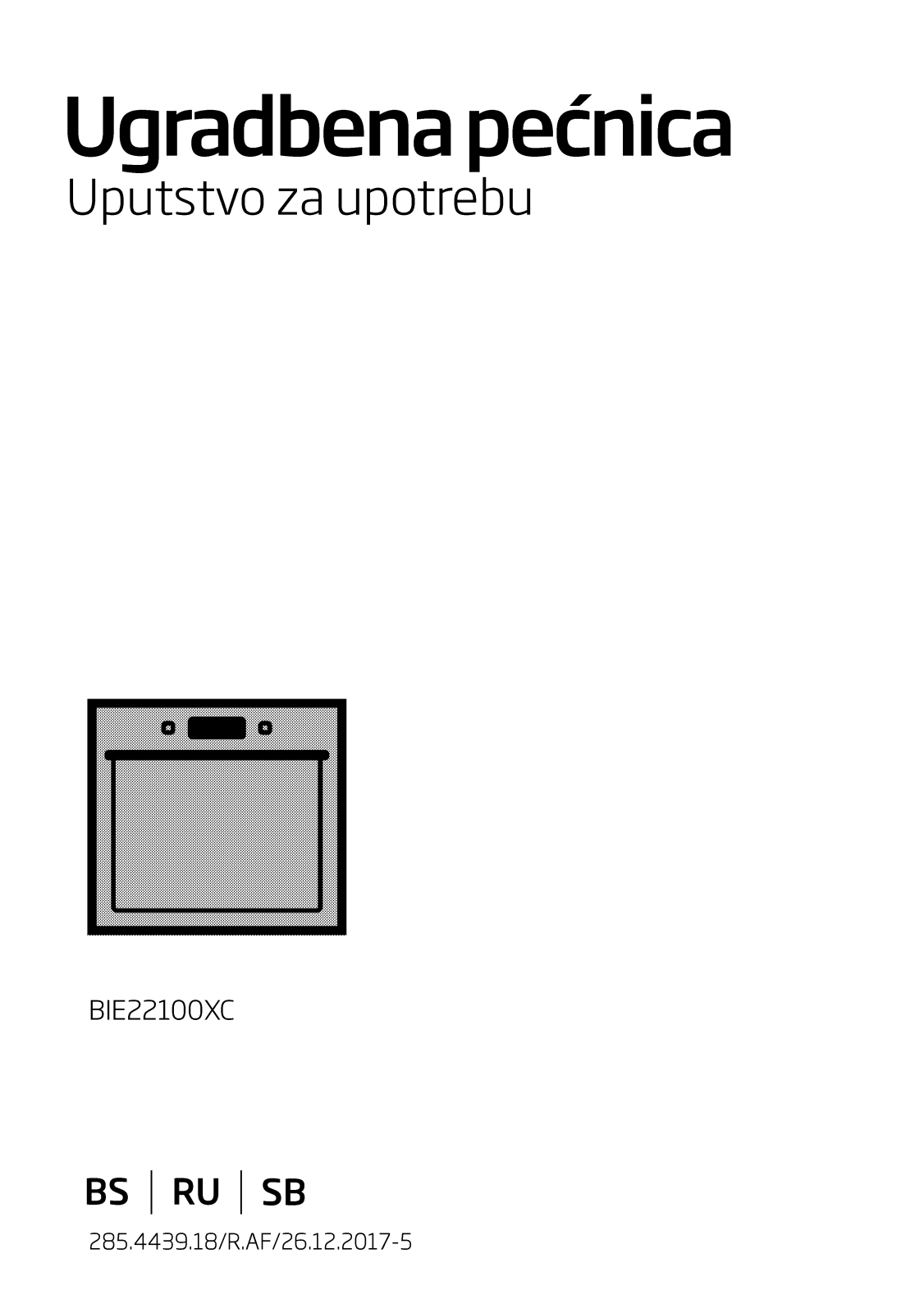 Beko BIE22100XC User manual