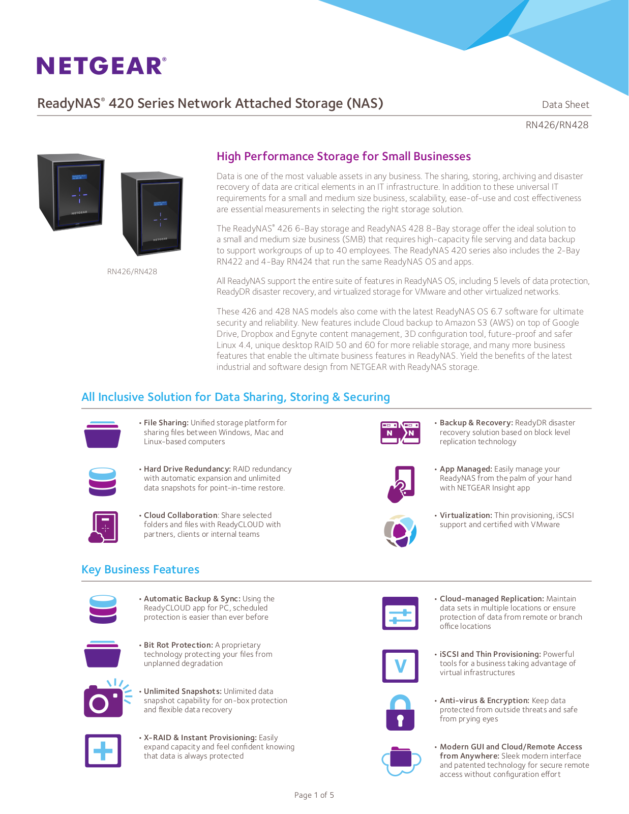 Netgear RN428, RN426 Installation Manual