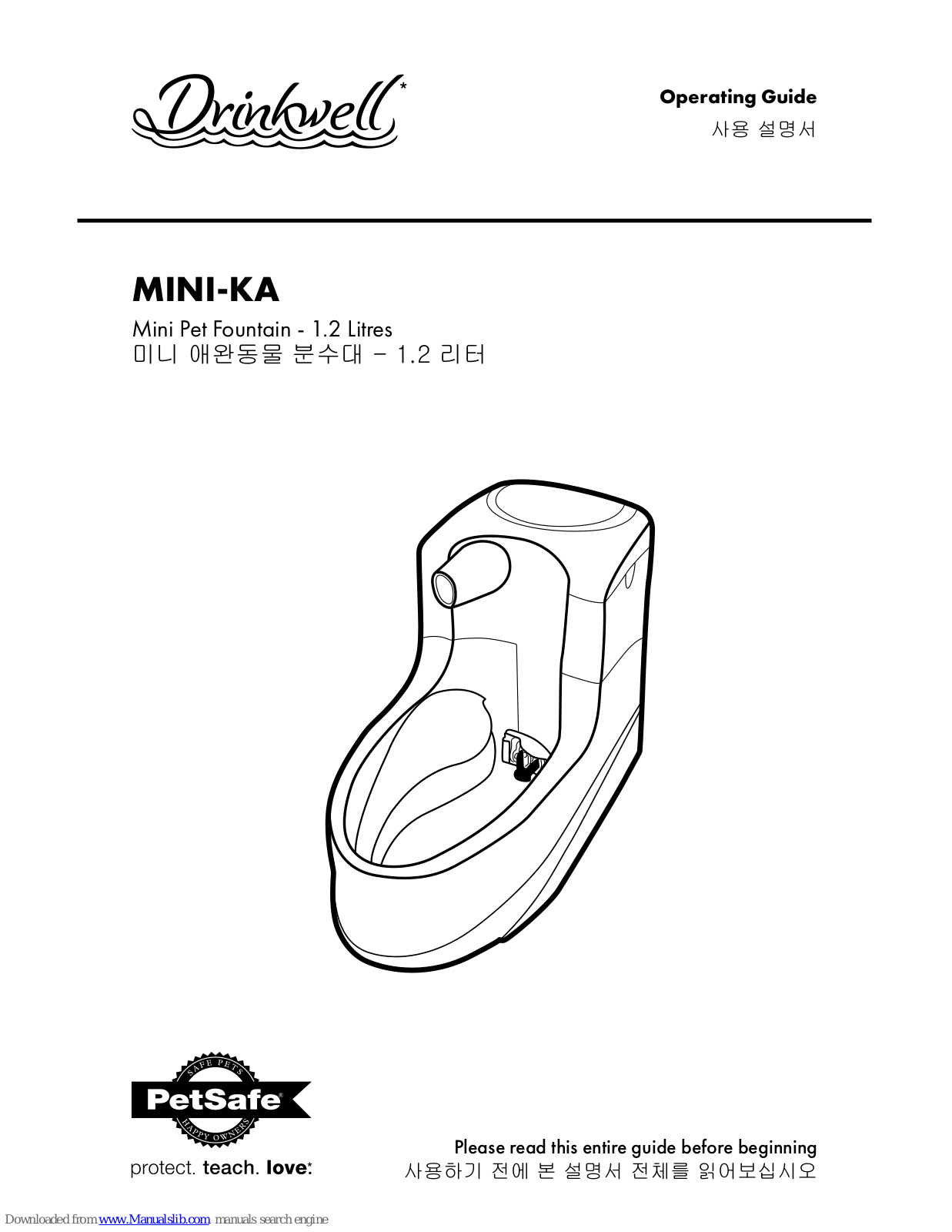 Drinkwell mini-ka Operating Manual