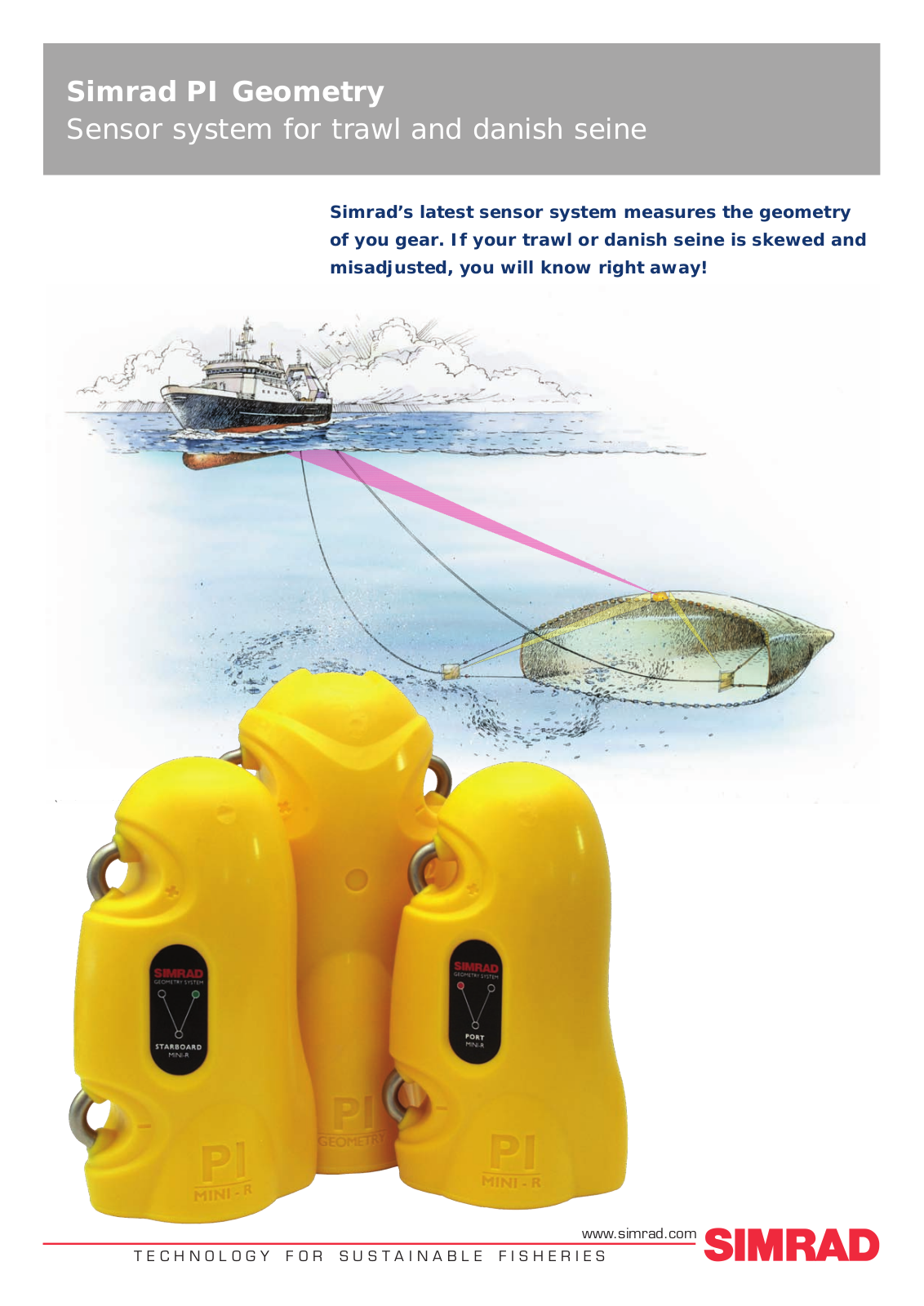 Simrad PI GEOMETRY DATASHEET