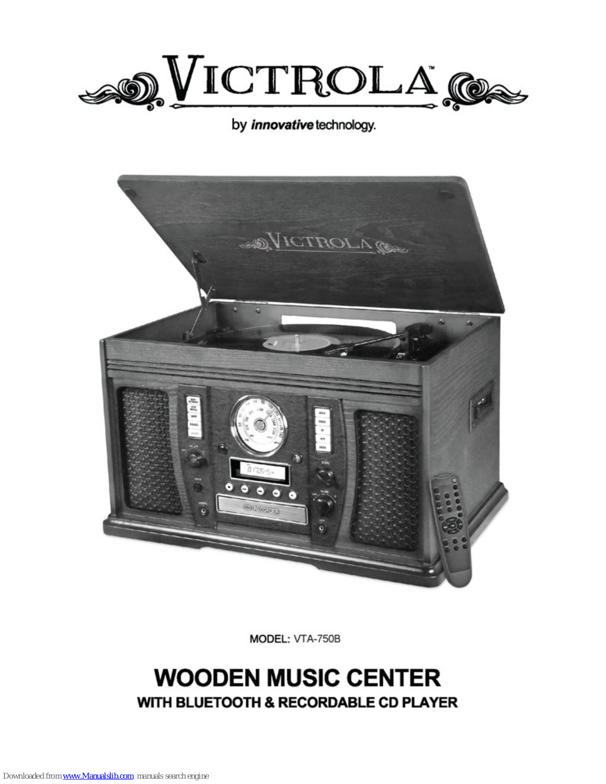 Victrola VTS-750B User Manual