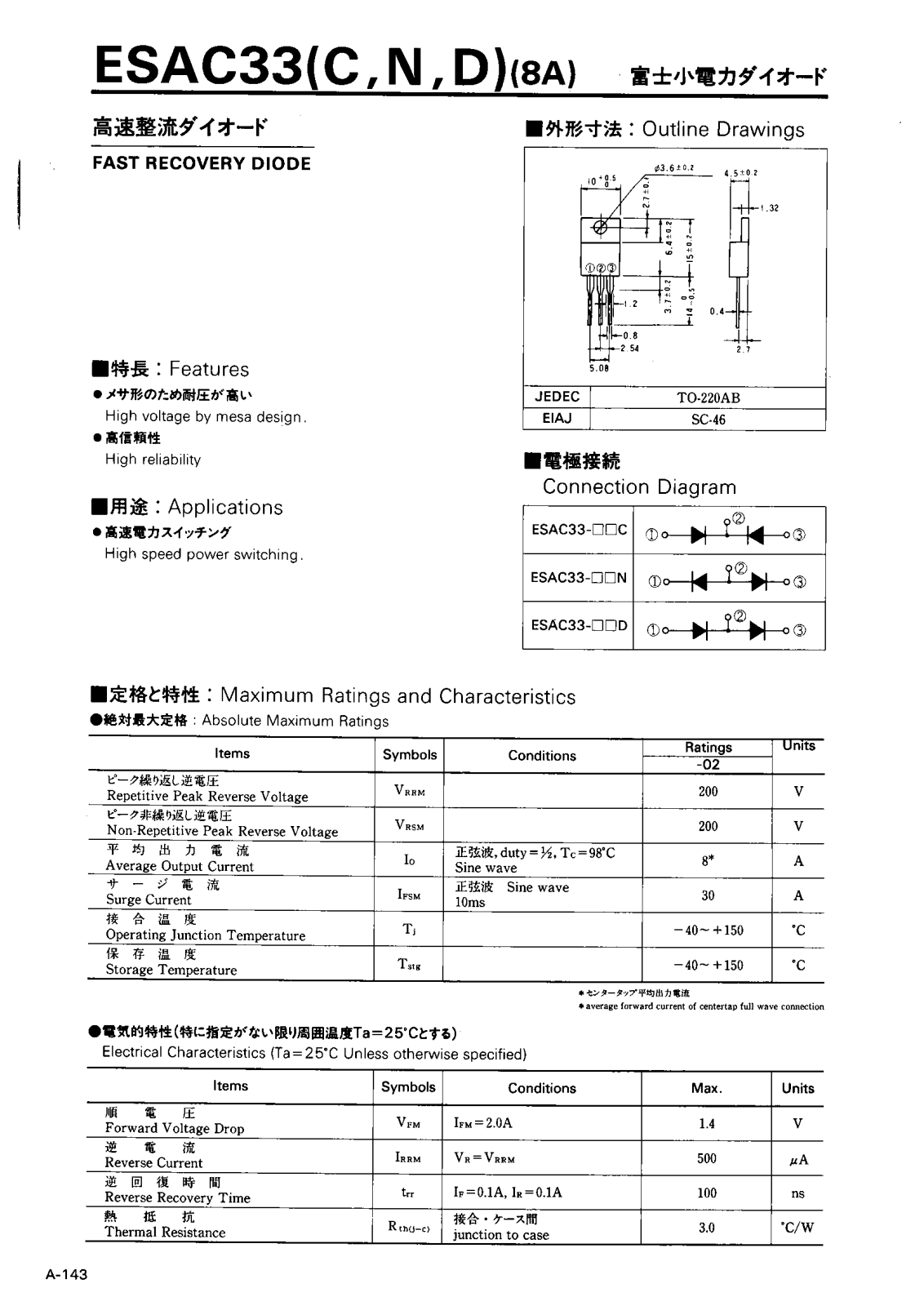 CALLM ESAC33-N, ESAC33-D, ESAC33-C Datasheet