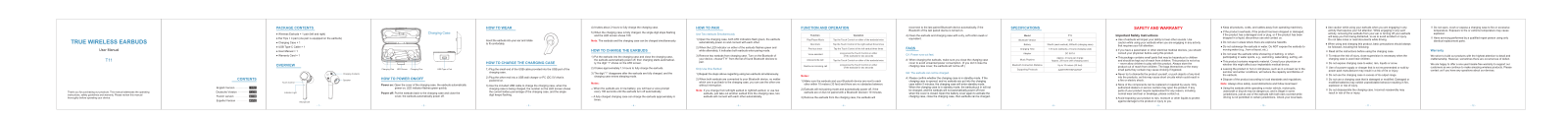 RCA T11 User Manual