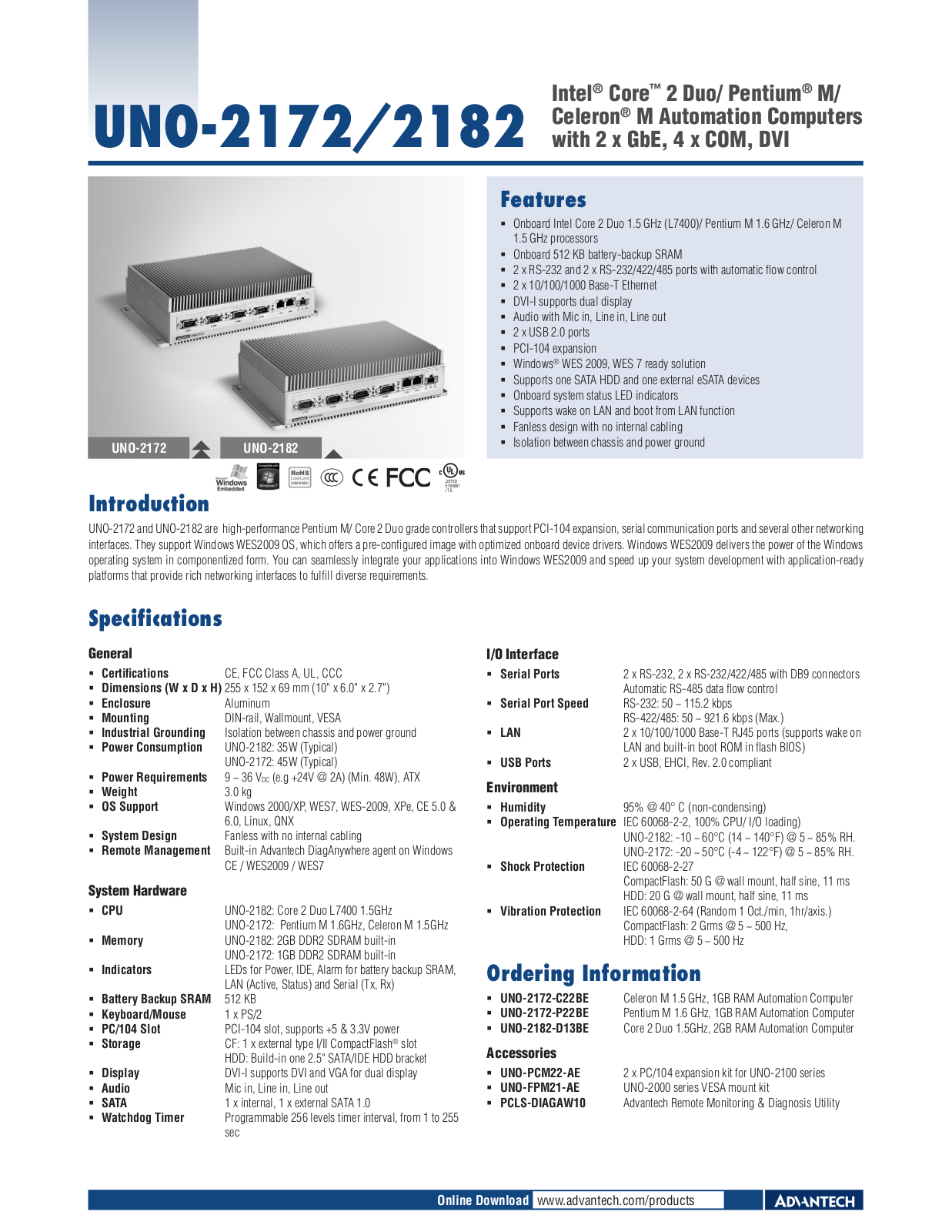 Impulse UNO-2182 User Manual