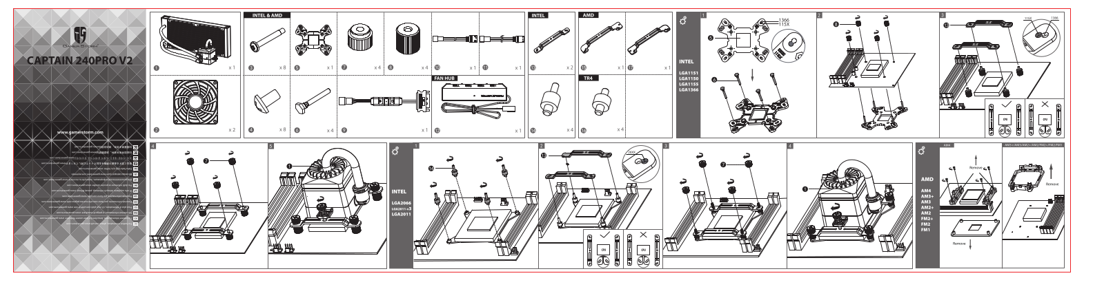 DeepCool Captain 240 Pro V2 User manual