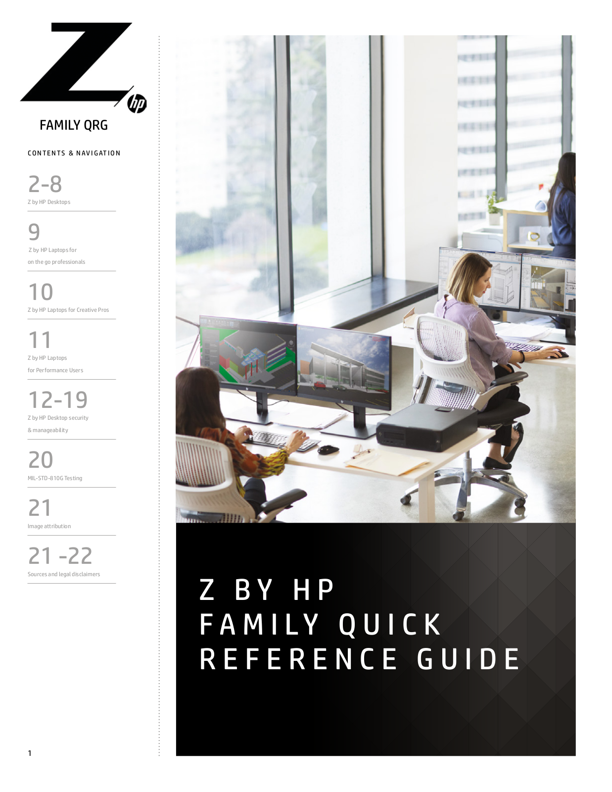 HP Z BY Quick Start Guide