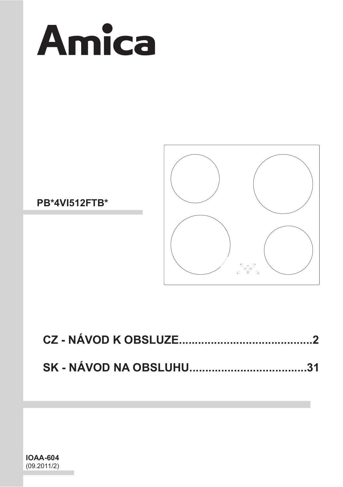 Amica DI 6001 TU User Manual