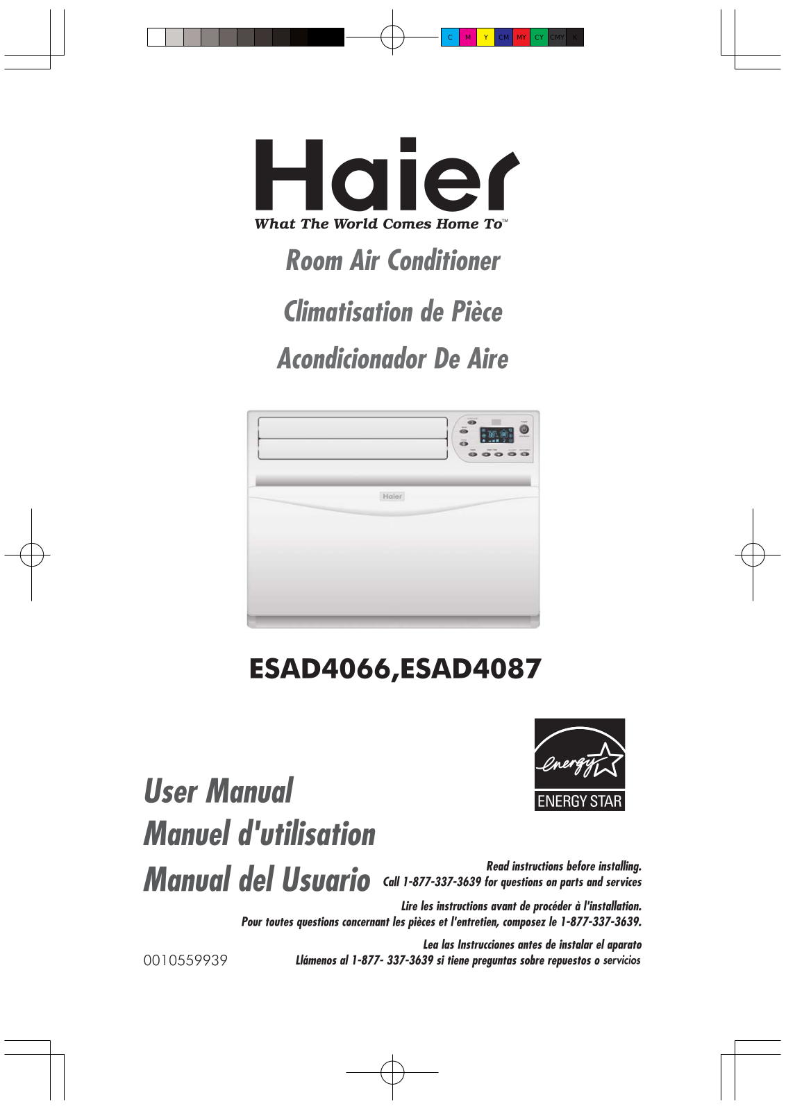 Haier Esad4087 Owner's Manual