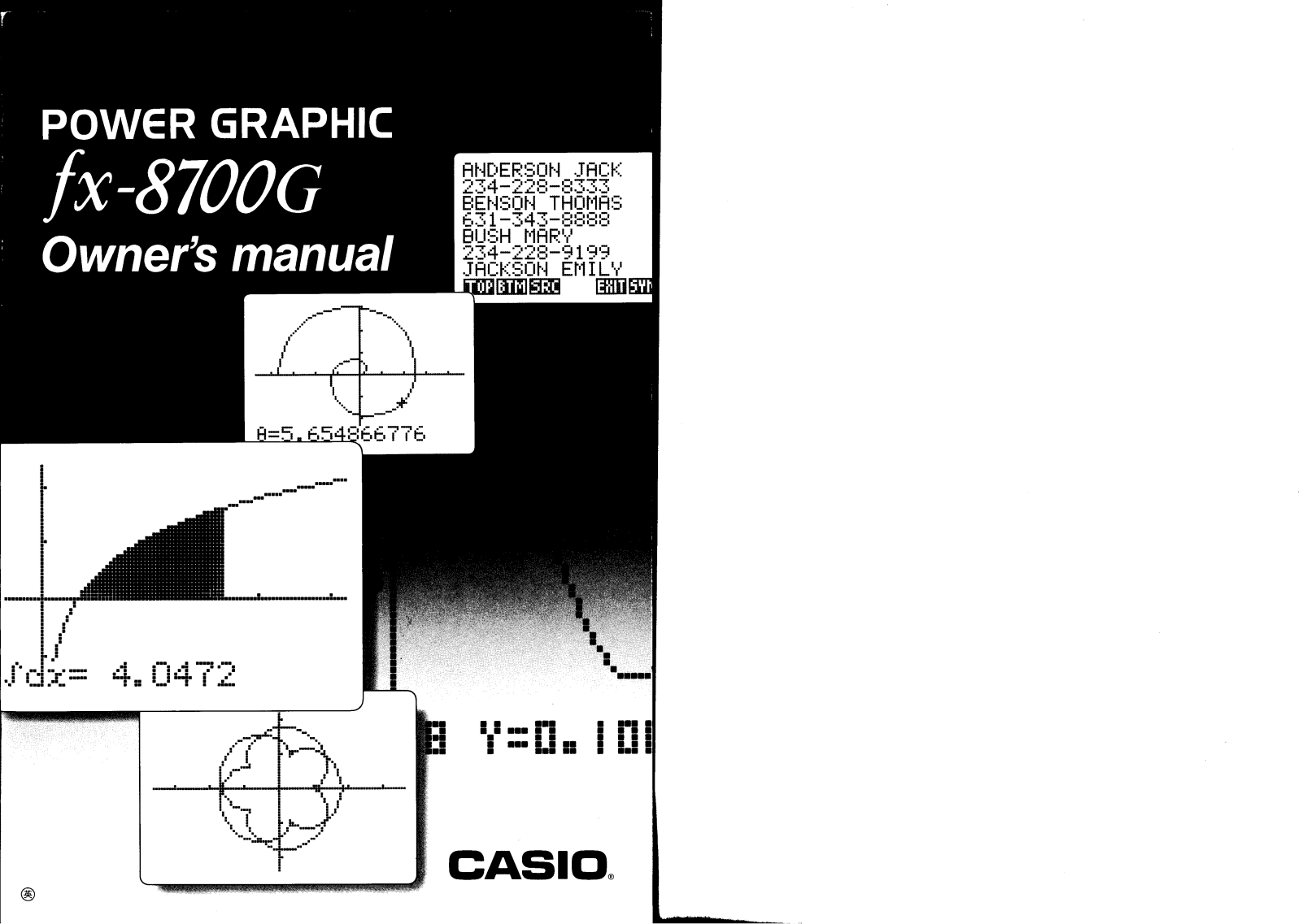 CASIO fx-8800G, FX-8700G User Manual