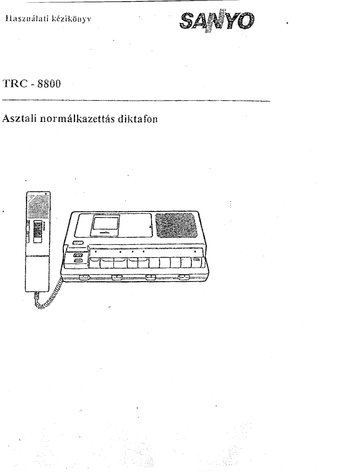 Sanyo TRC-8800 BROCHURE