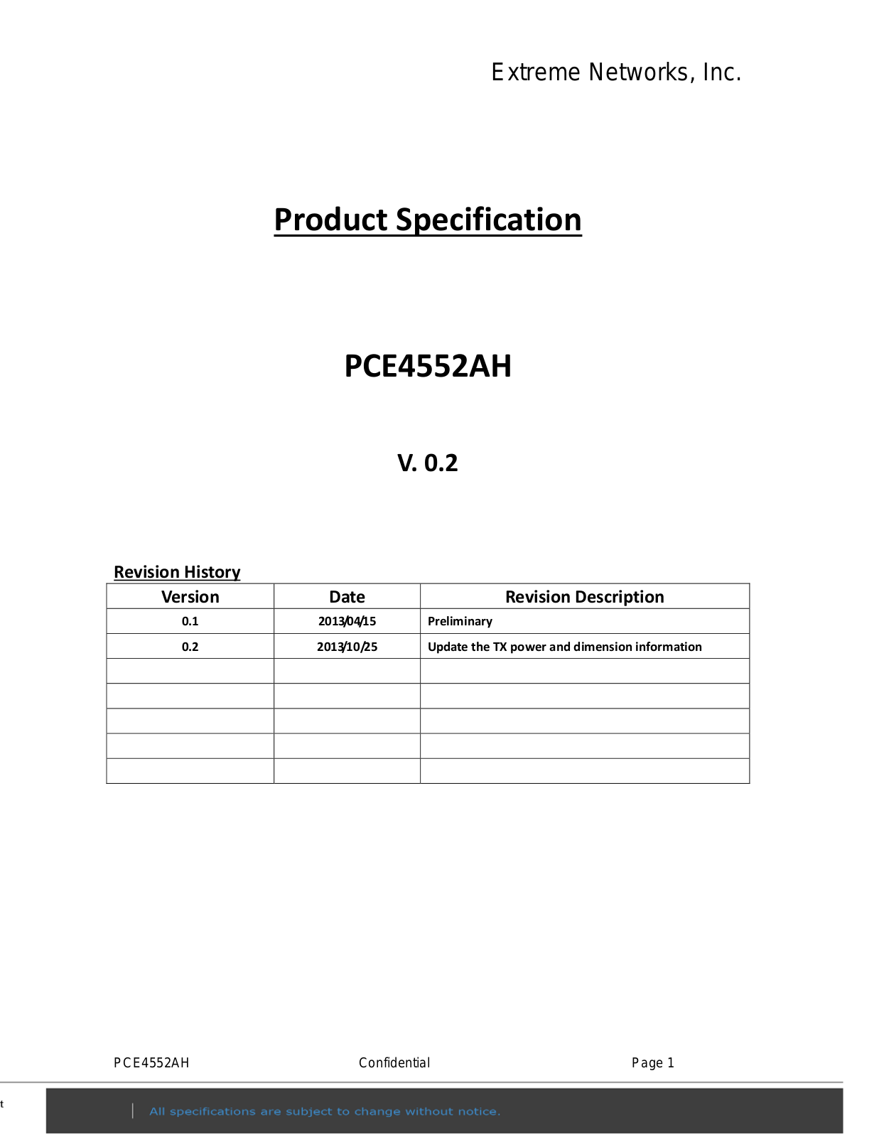 Extreme Networks 57G45 User Manual