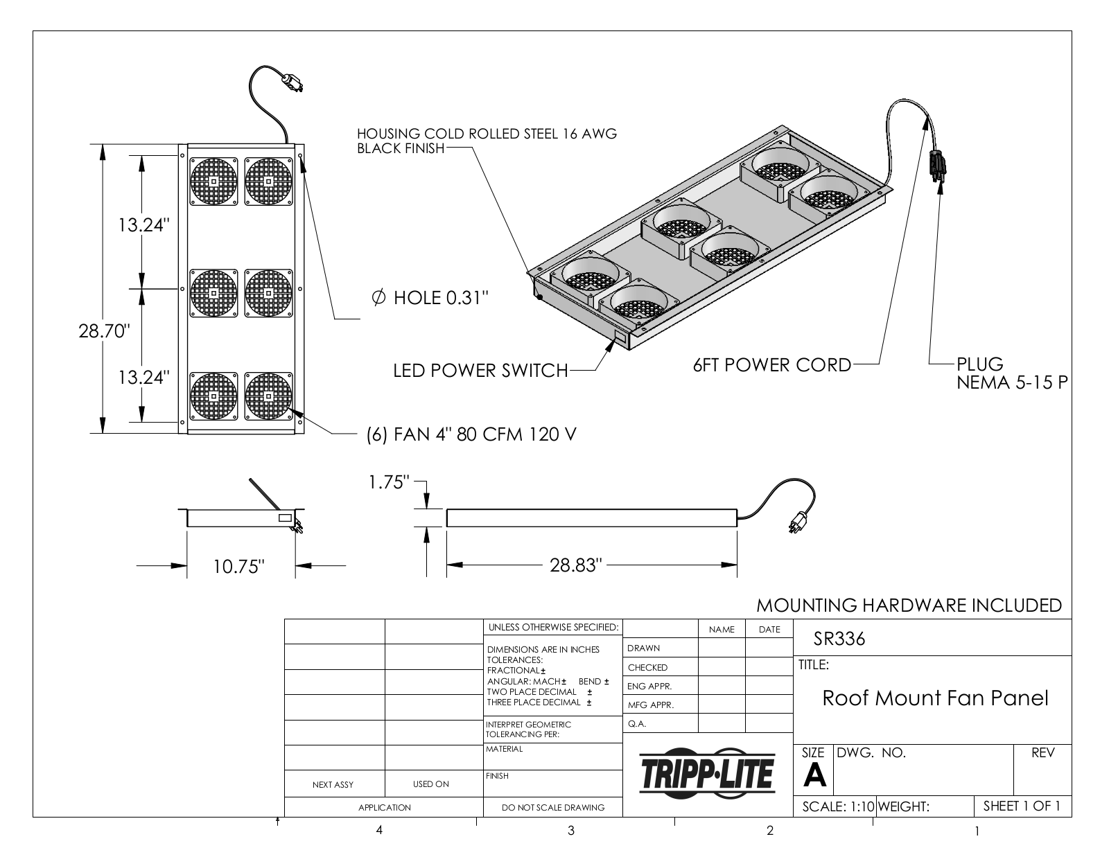 Tripp Lite MKH 70 P 48 User Manual