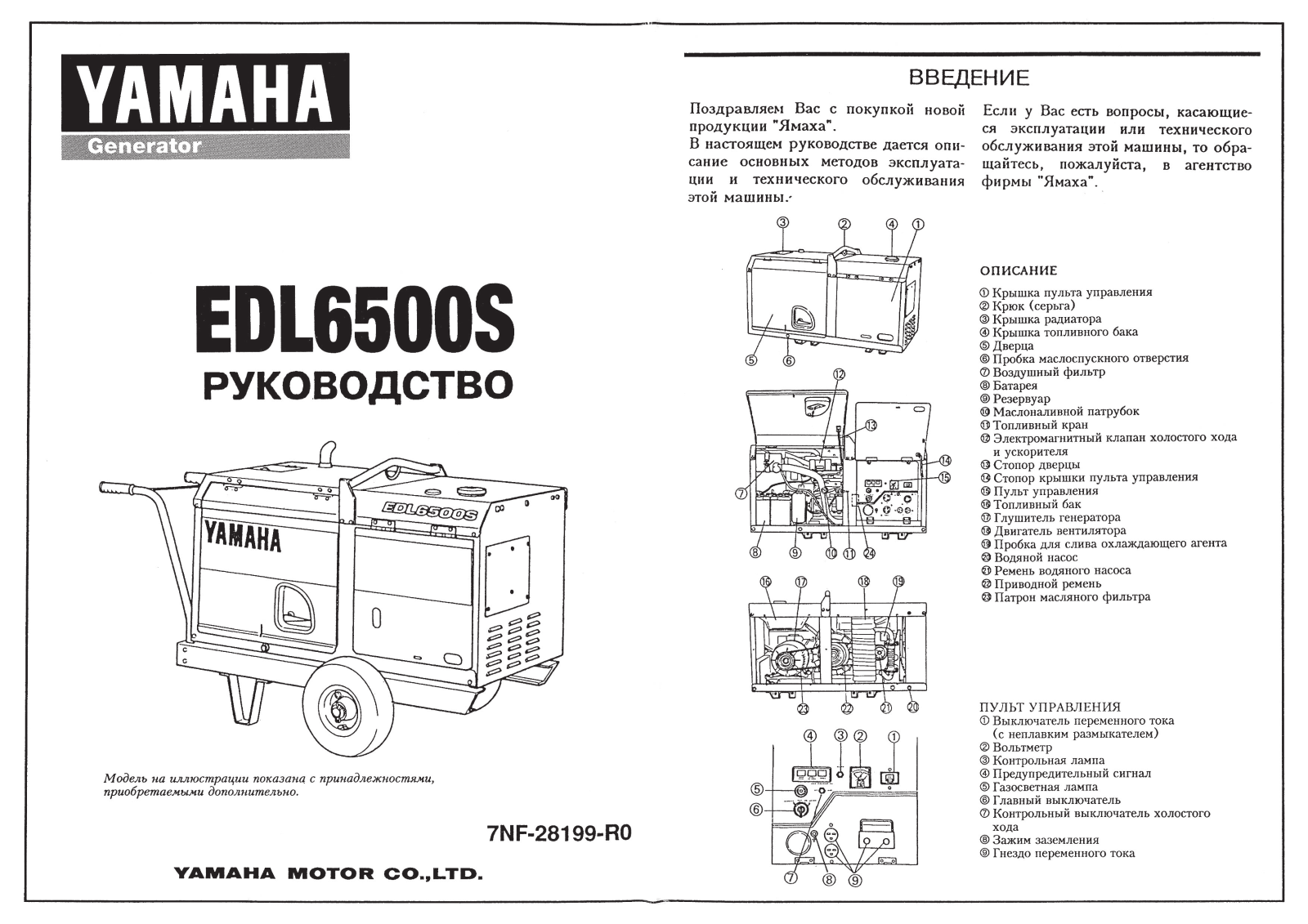 YAMAHA EDL6500S USER MANUAL