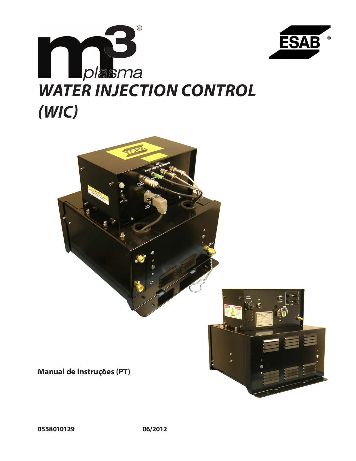 ESAB m3 plasma Water Injection Control Instruction manual