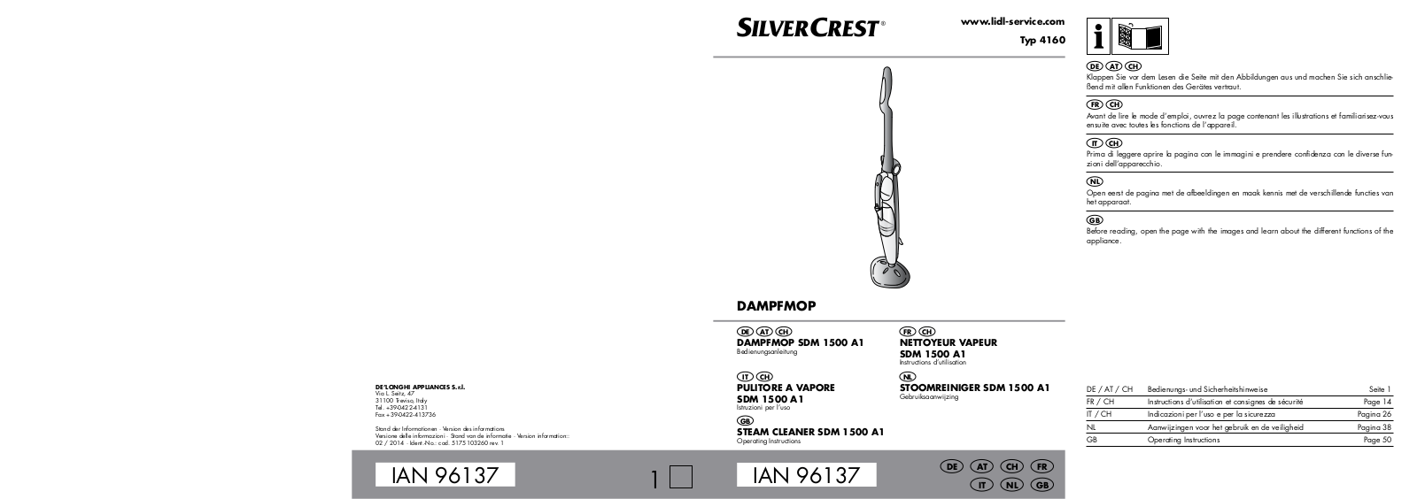 Silvercrest SDM 1500 A1 User Manual