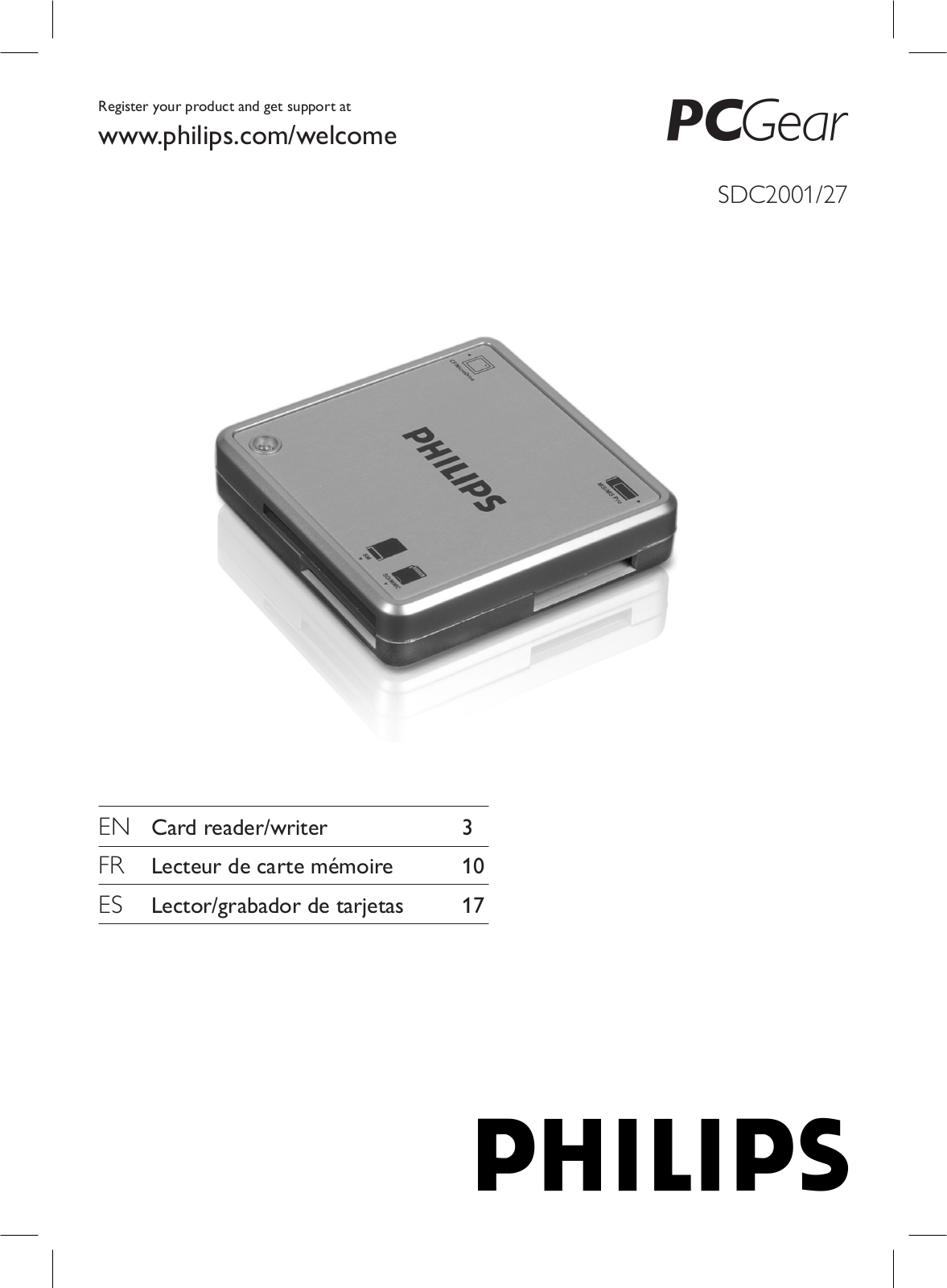 Philips SDC2001 User Manual