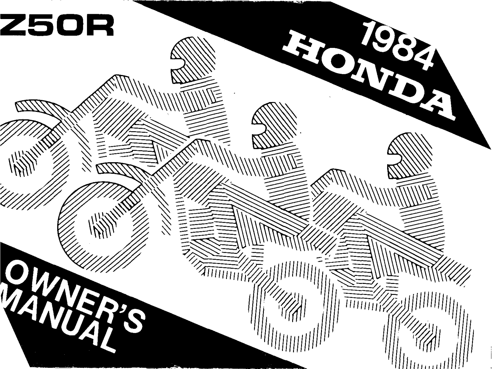 Honda Z50R 1984 Owner's Manual