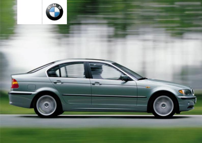 BMW 325xi 2002, 330i 2002 Owner's Manual