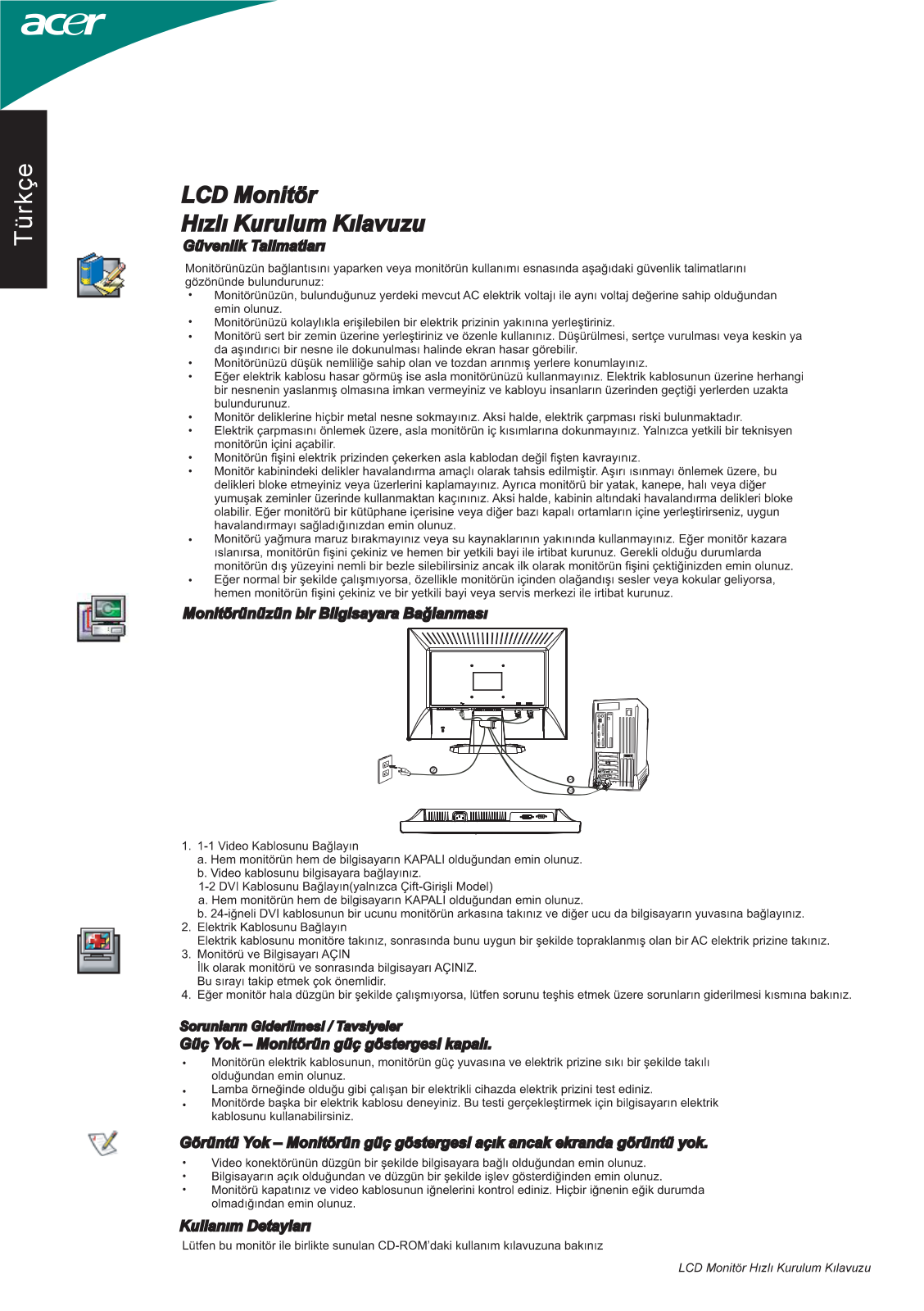 Acer AL2002W, AL2202W User Manual