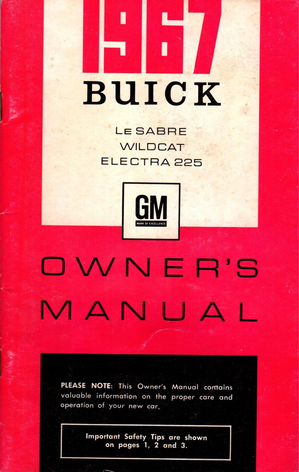 Buick Canadian 1967 Operating Instructions