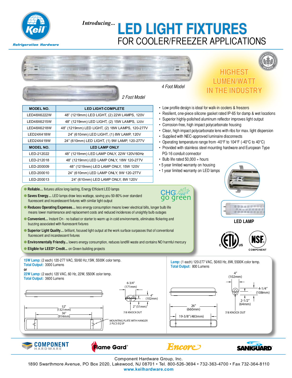 Component Hardware LED-200010 User Manual