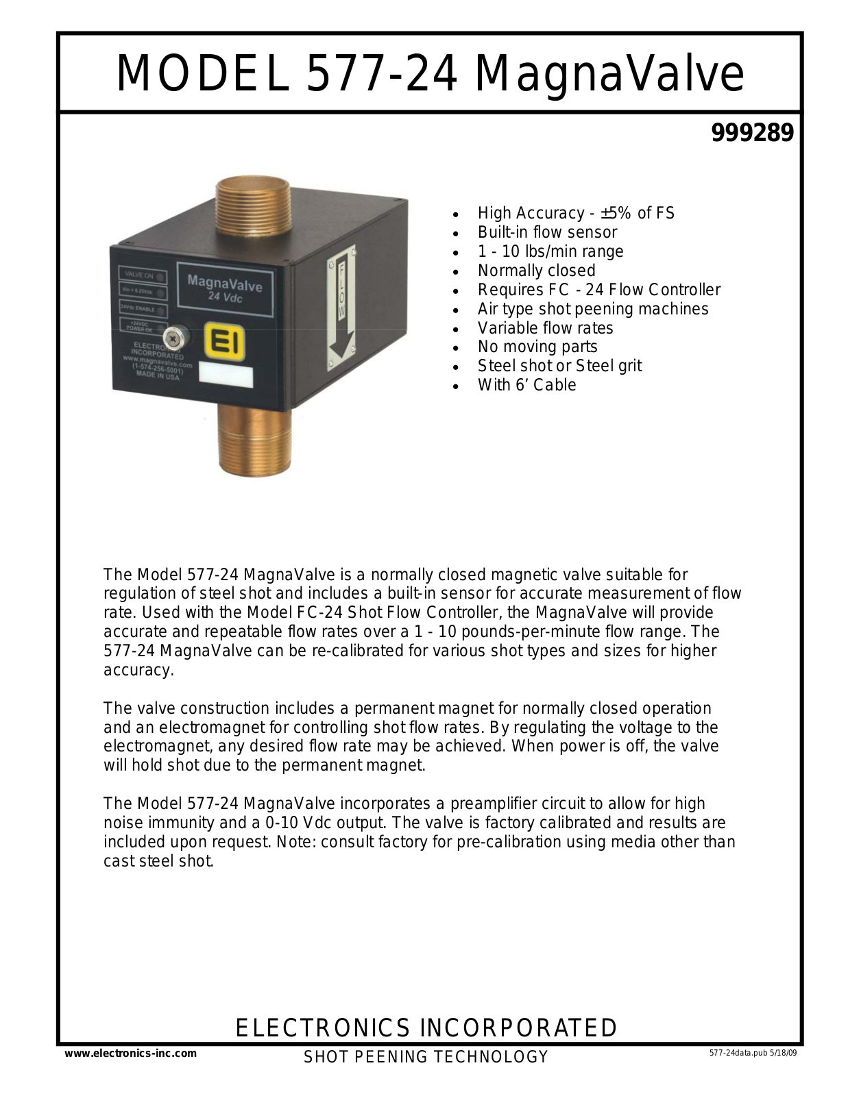 Electronics 577-24 User Manual