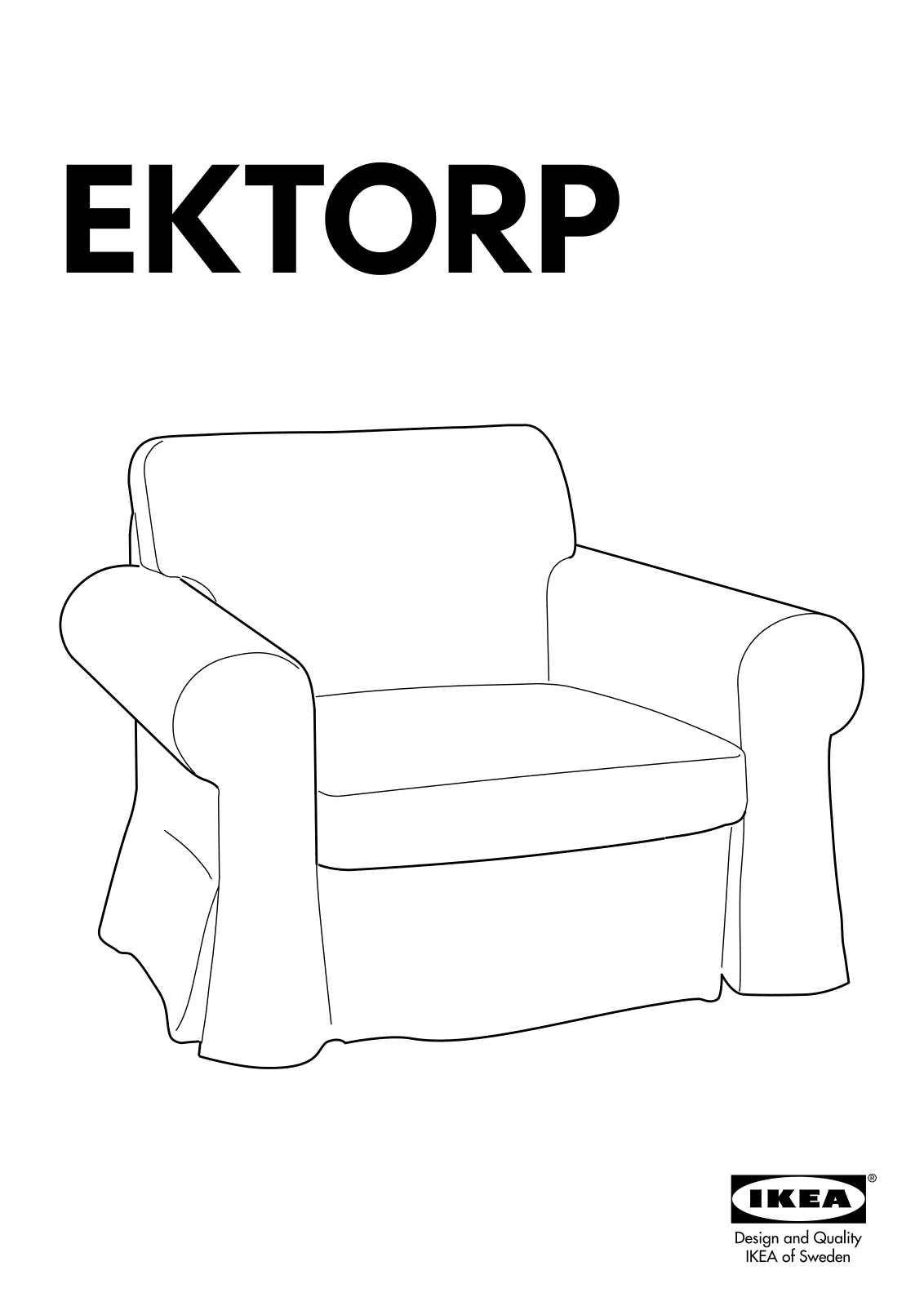 IKEA EKTORP CHAIR FRAME(NEW) User Manual