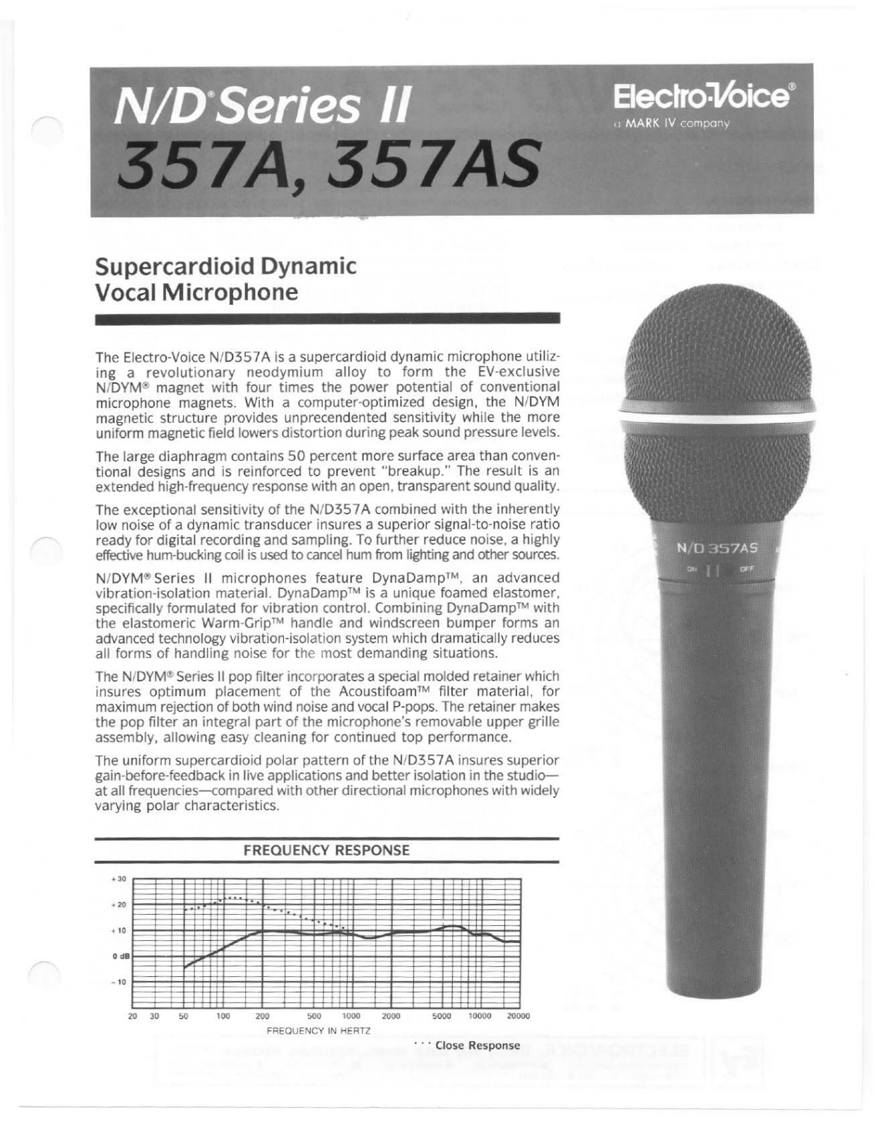 Electro-Voice ND357AS, ND357A User Manual