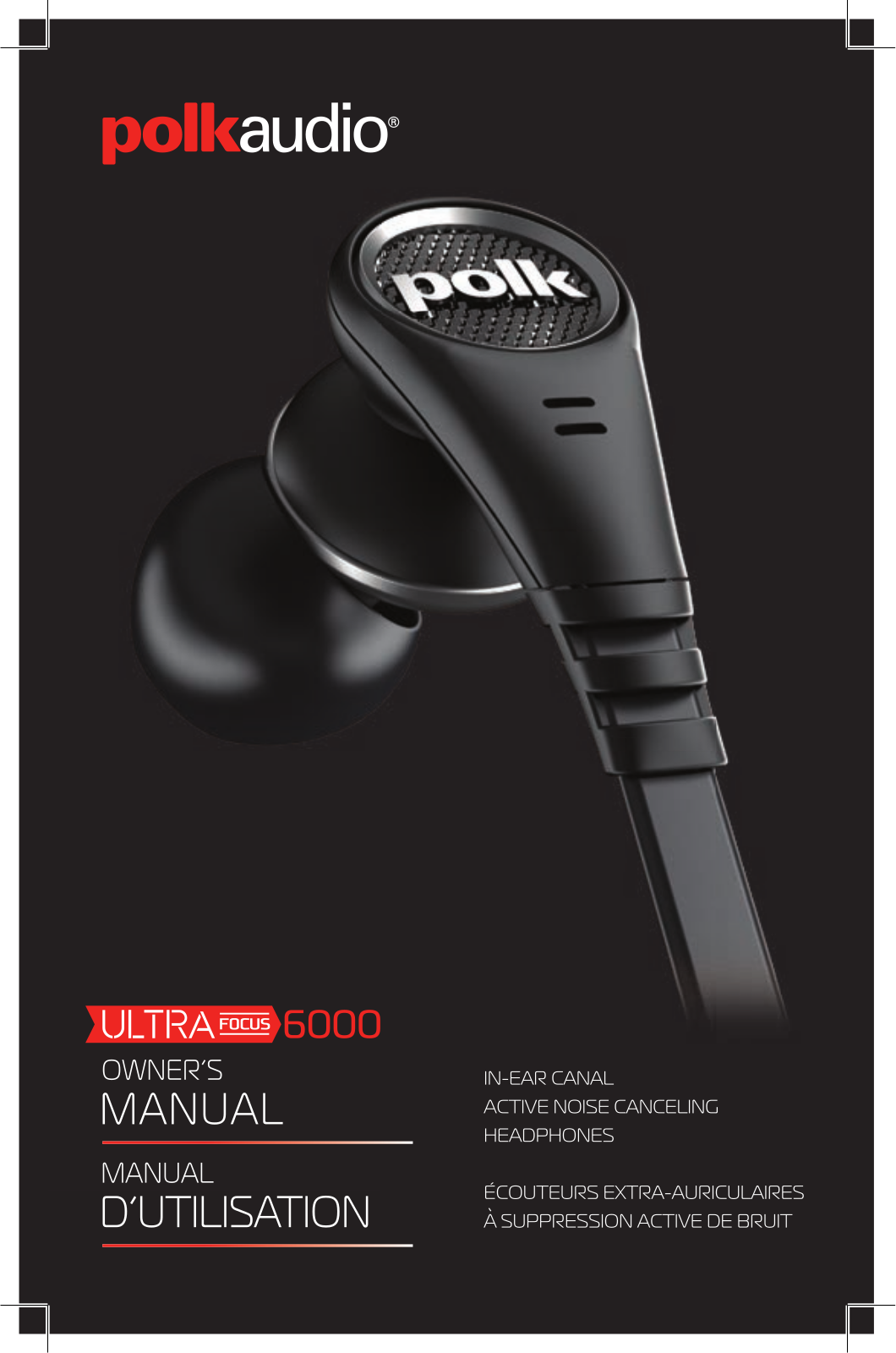 Polk Audio UltraFocus 6000i Owner's Manual