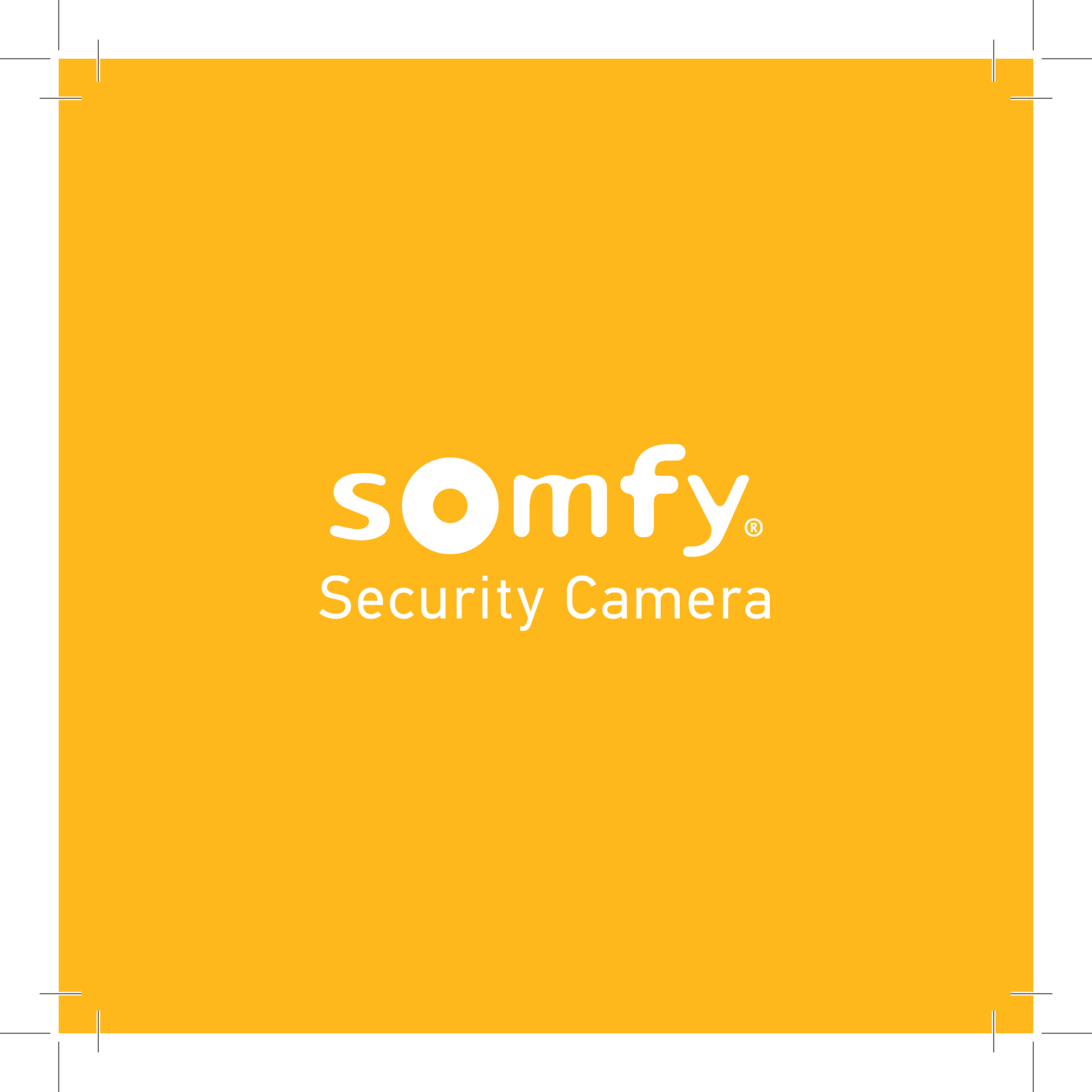 Somfy Security Camera Operating and installation guide