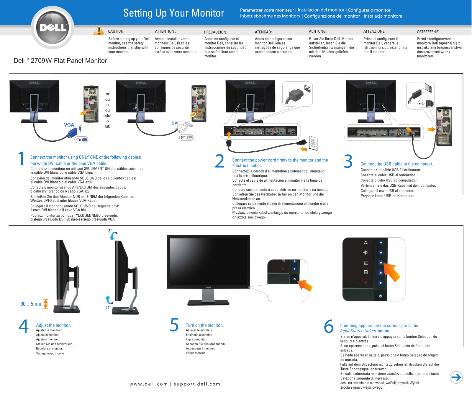 Dell 2709W User Manual