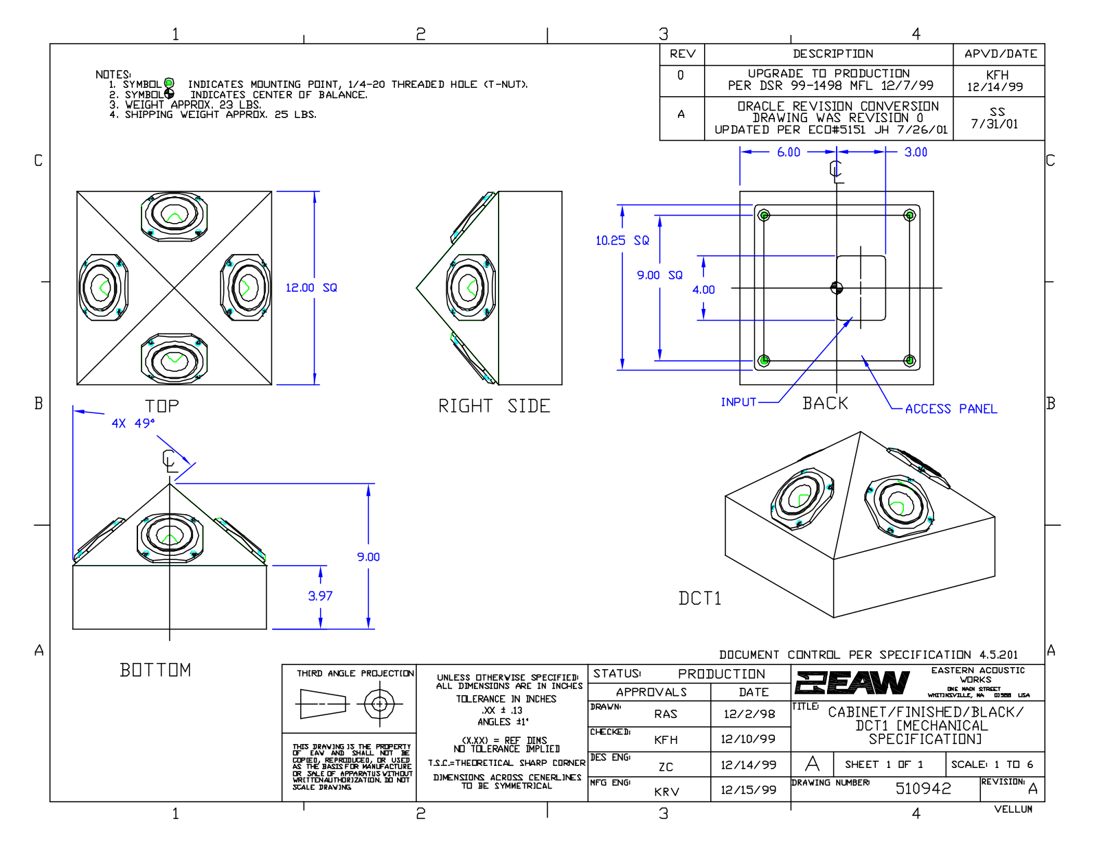Panasonic DCT1 DRW2D Service Manual