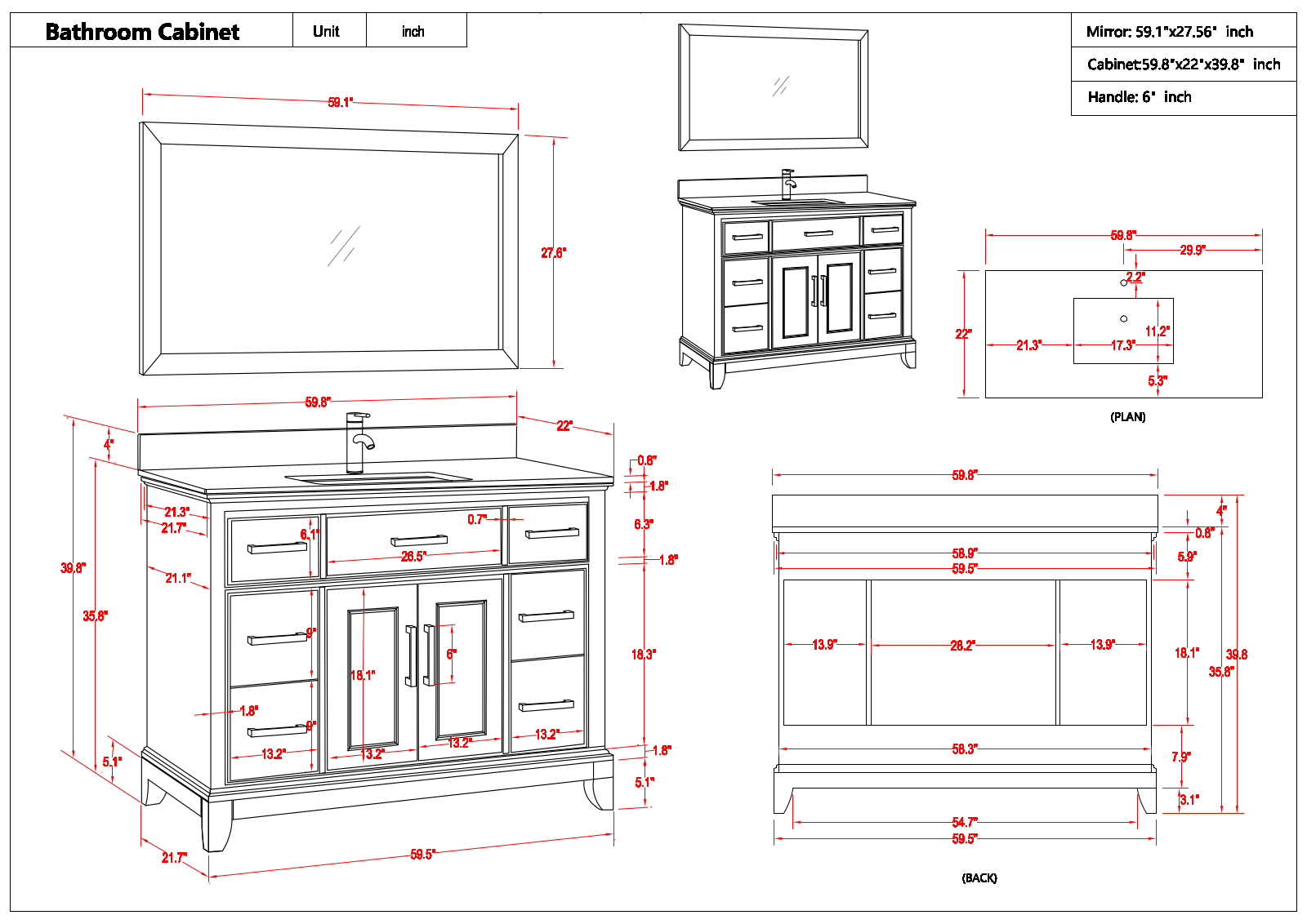 Red Barrel Studio W005485205 Dimensions - ManualMachine.com