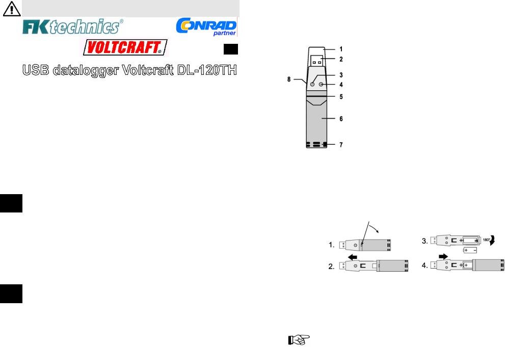 VOLTCRAFT DL-120 TH User guide