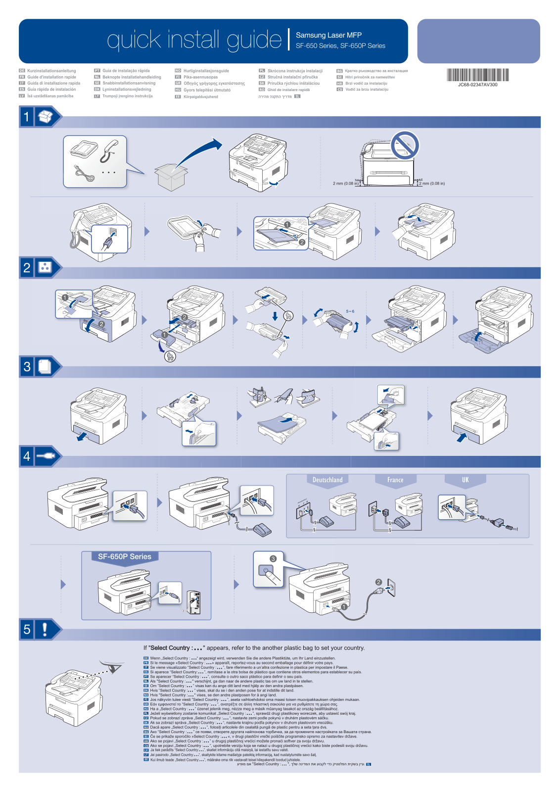 SAMSUNG SF-650 service manual