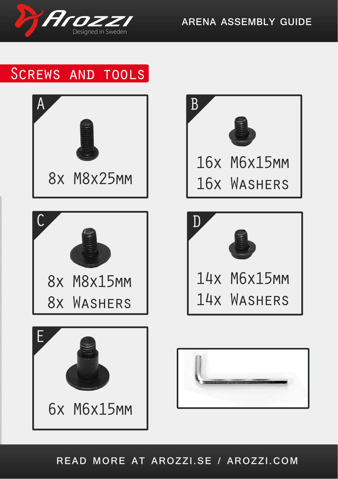 Arozzi Arena Assembly Guide - ManualMachine.com