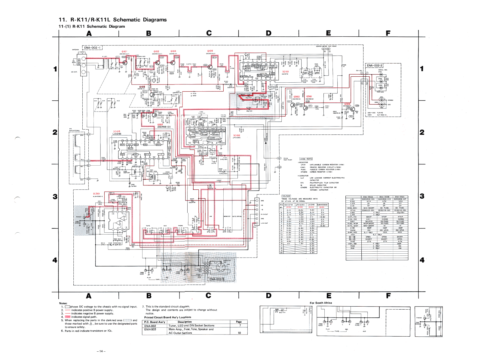 JVC RK-11 Schematic