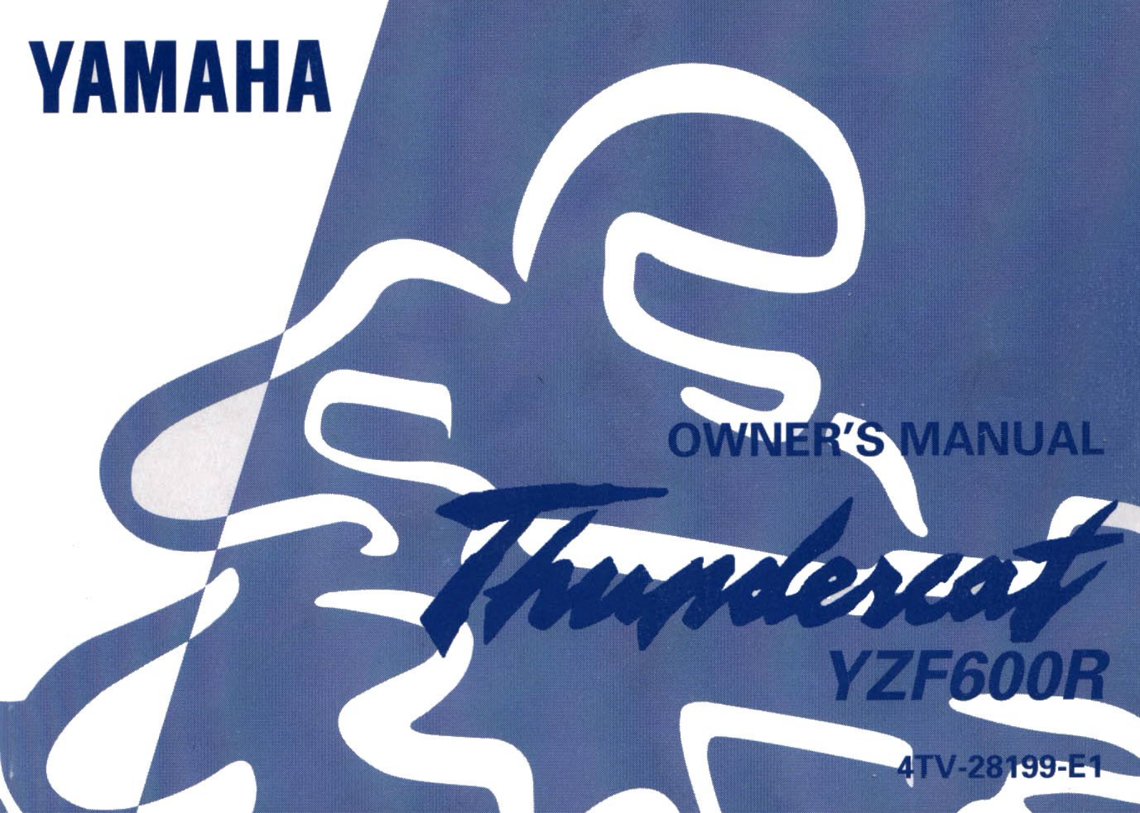 YAMAHA YZF600 THUNDERACE 1996 User Manual