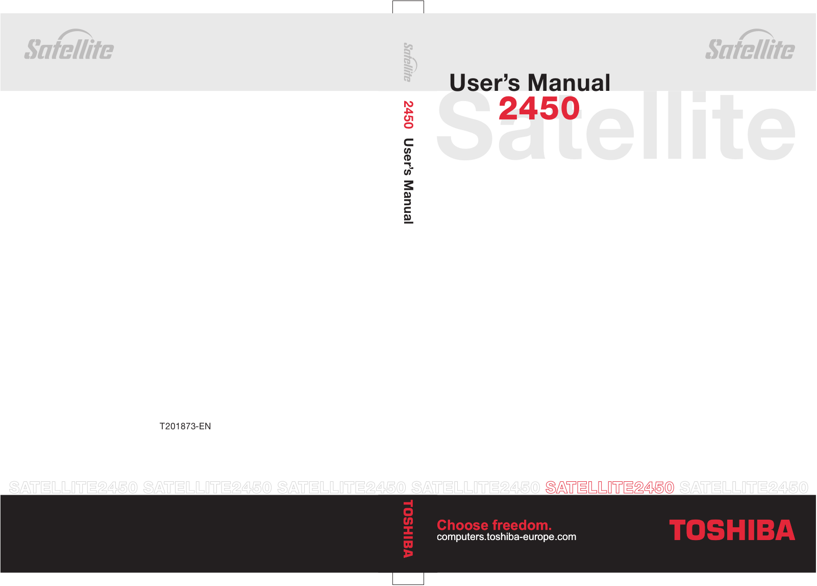 Toshiba S2450 User Manual