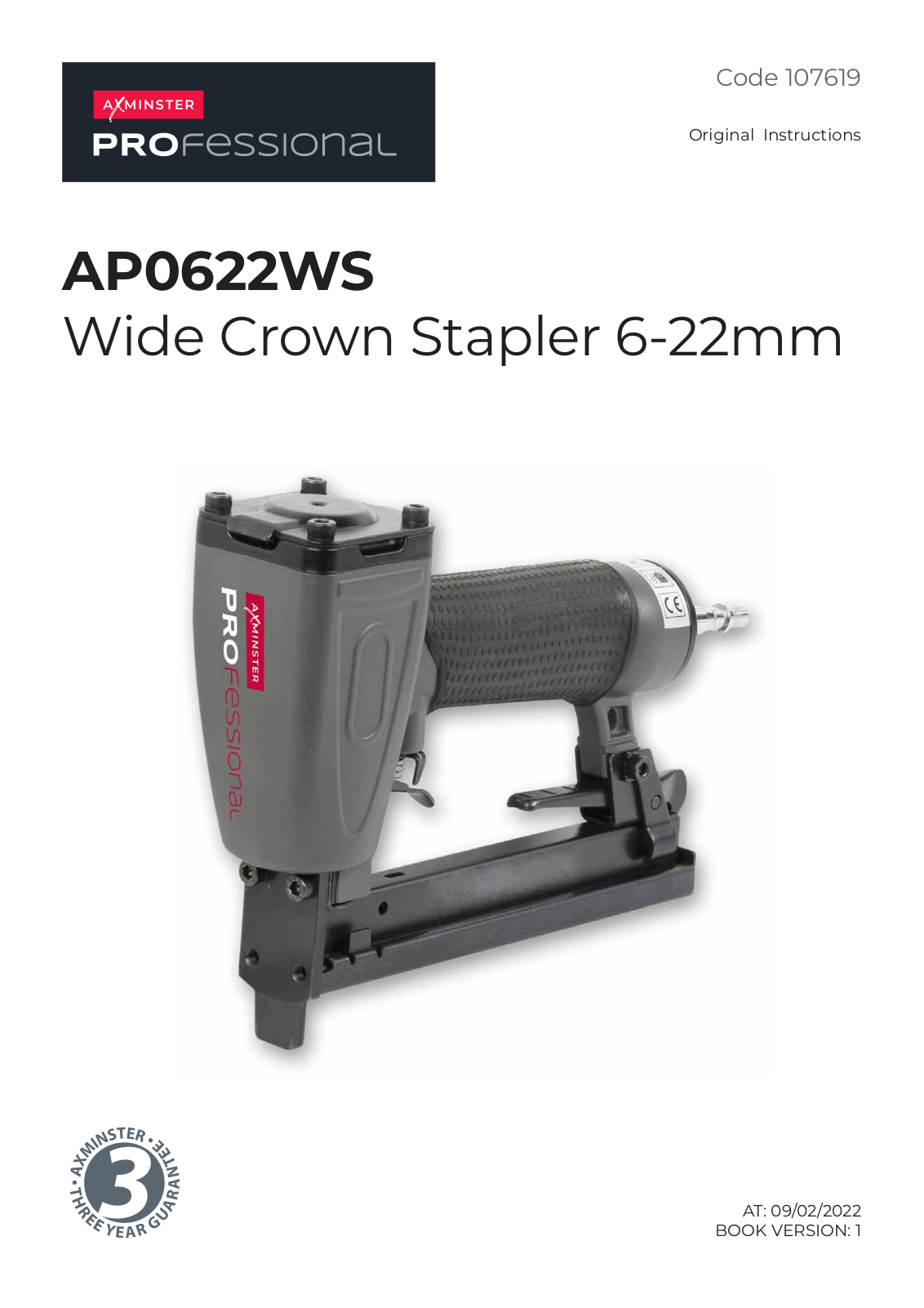 Axminster AP0622WS User guide - ManualMachine.com