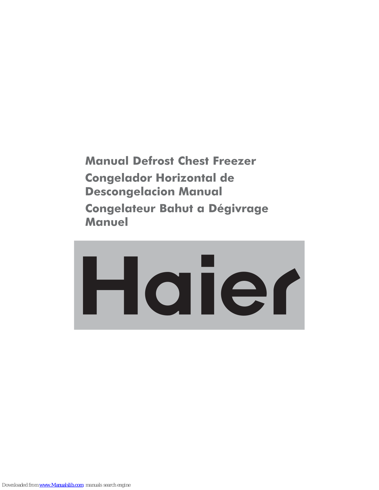 Haier HCM148LC, HCM110LC User Manual