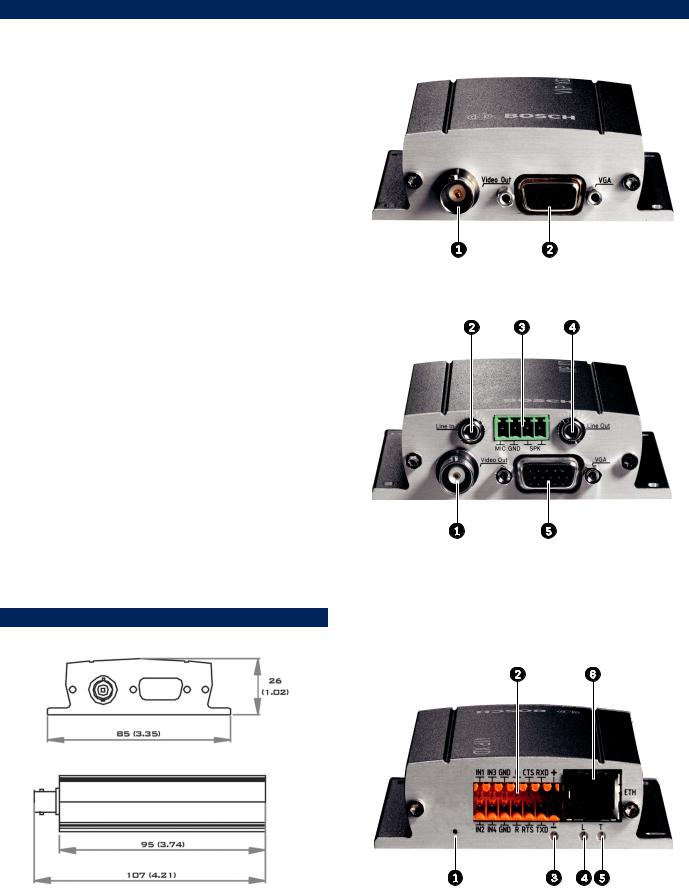 Bosch VIP-XD, VIPXDA Specsheet