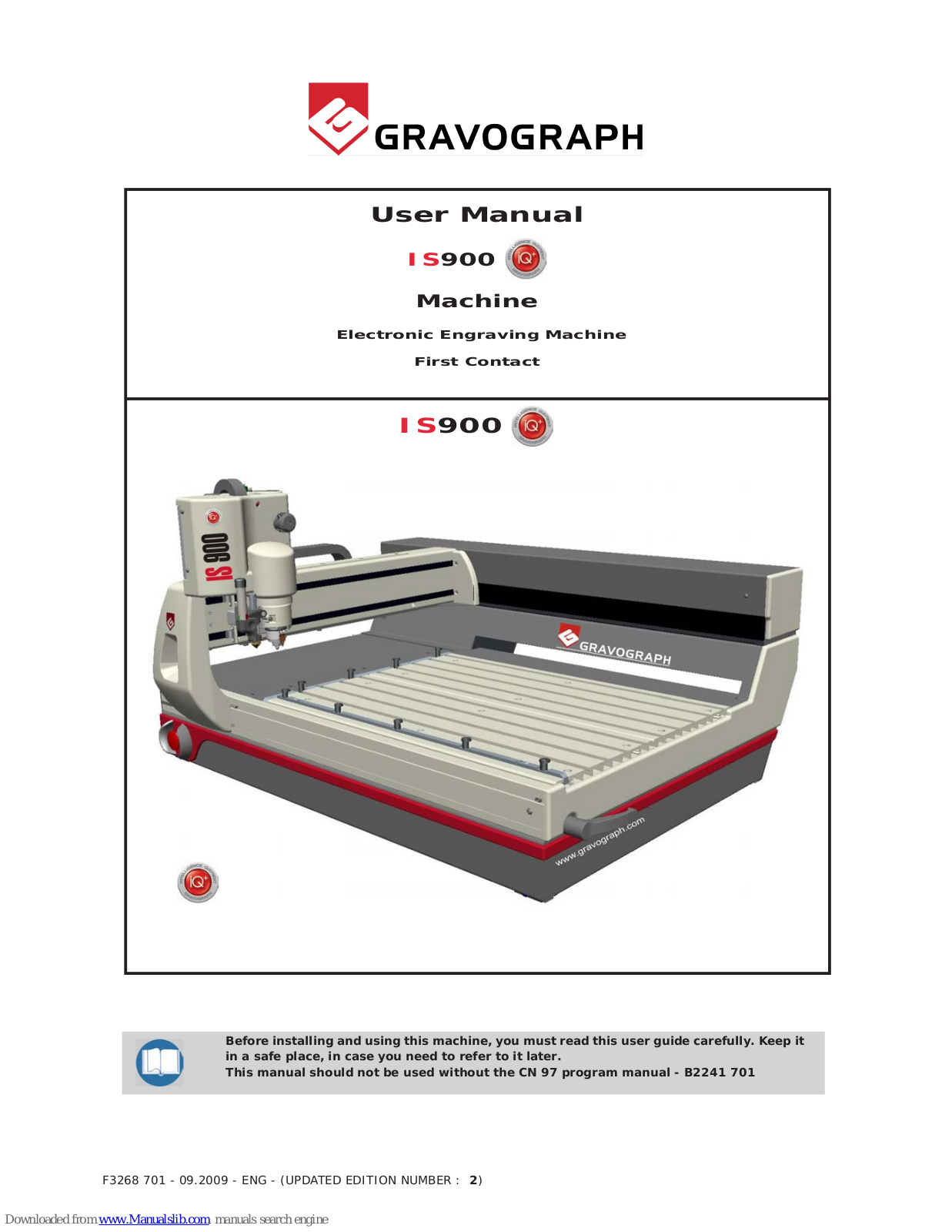 GRAVOGRAPH IS900 User Manual