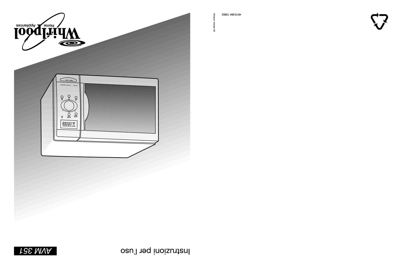 Whirlpool AVM 351/WP/WH User Manual