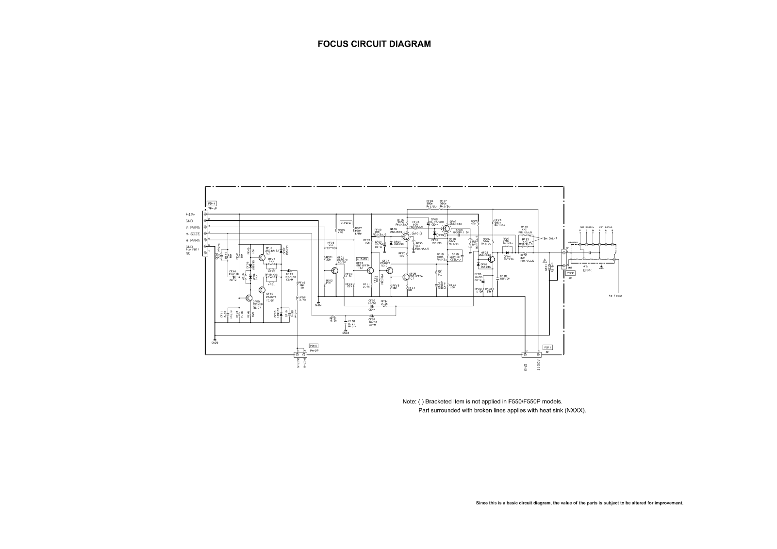 Hitachi C43 Service Manual Page 12  Focus