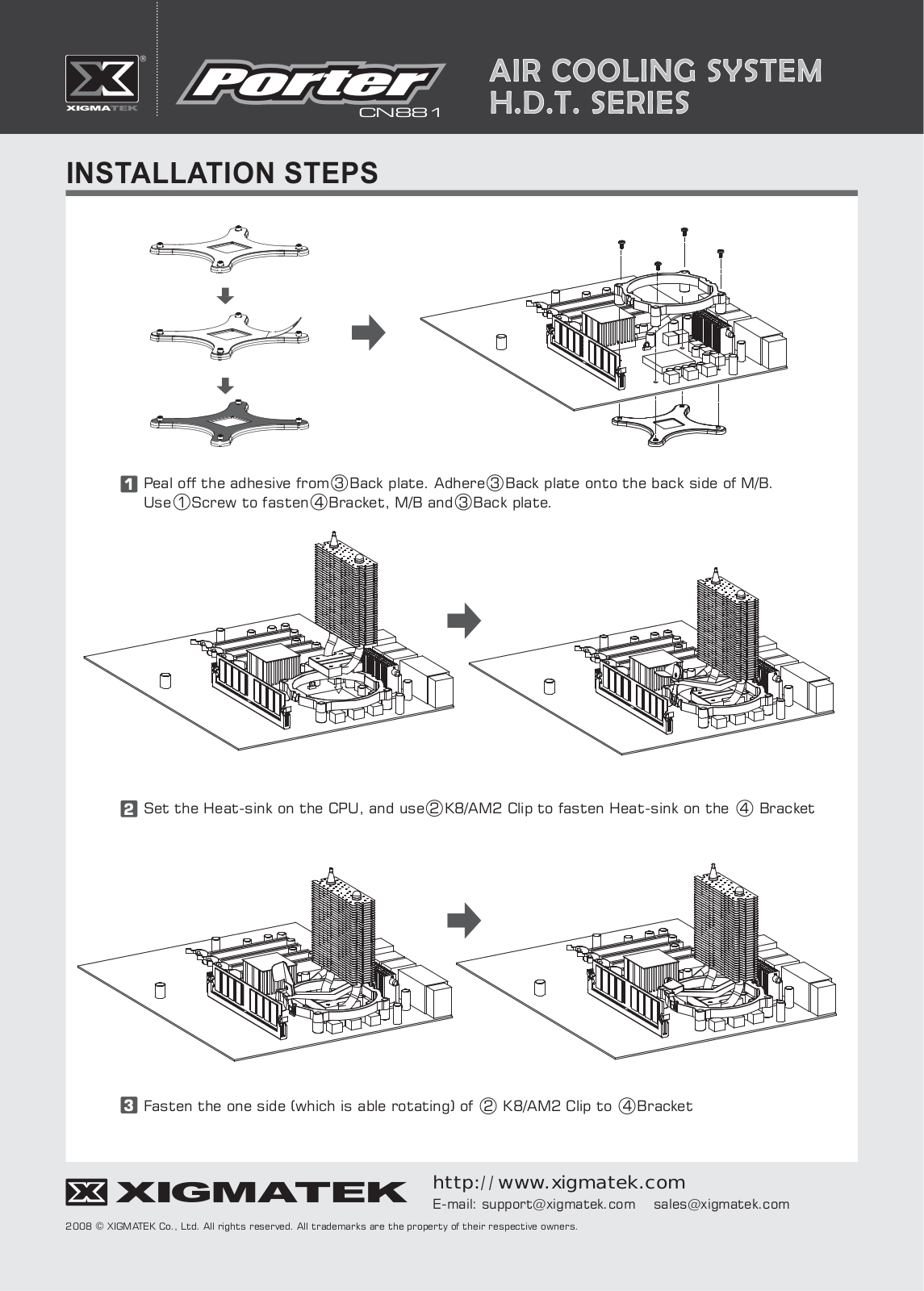 XIGMATEK CN881 User Manual