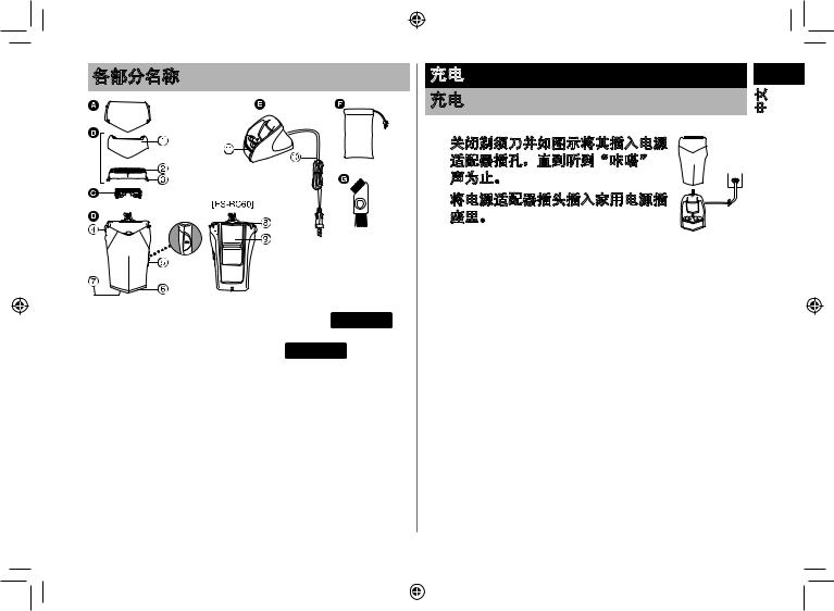 Panasonic ES-RC60, ES-RC50 User Manual