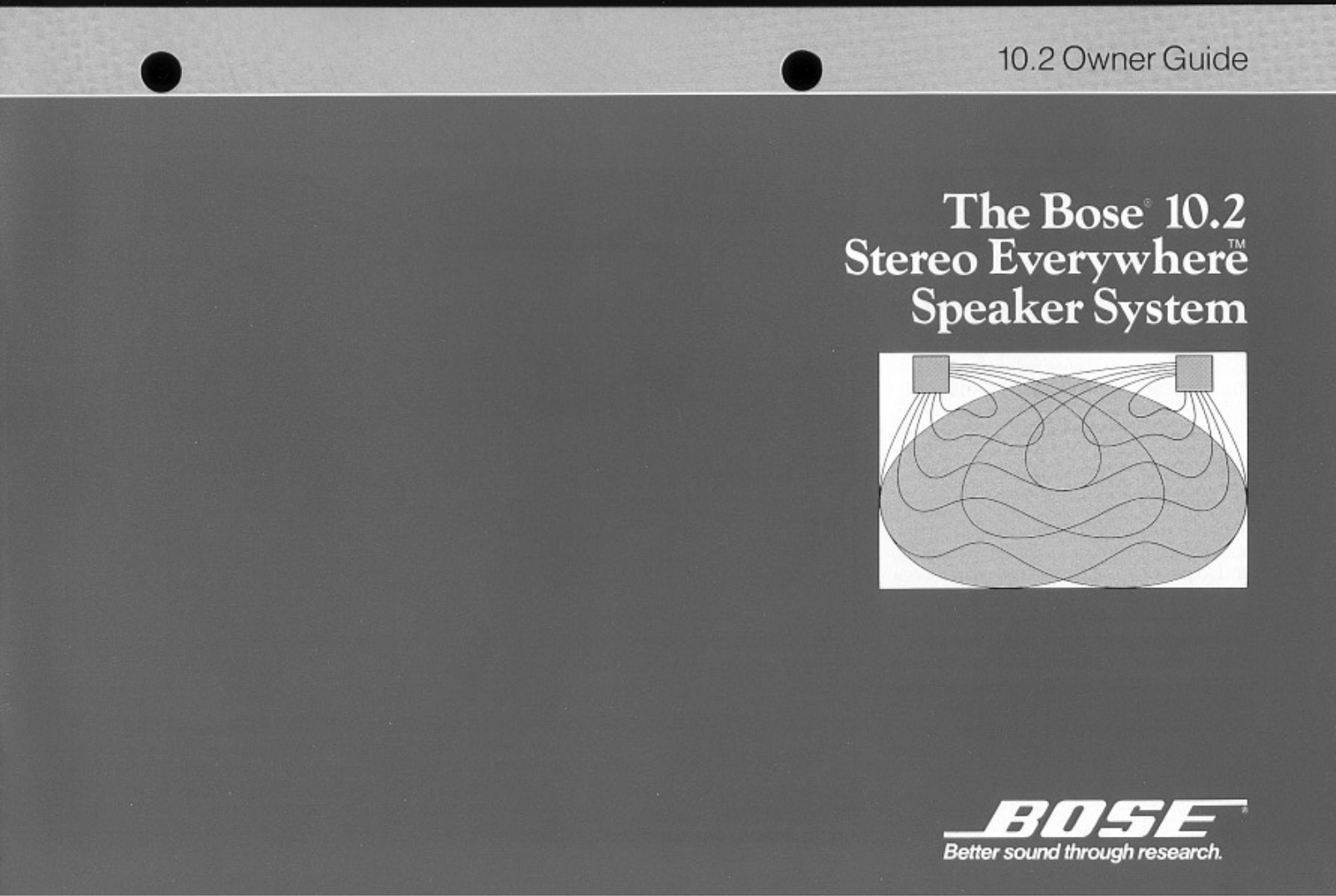 Bose 10.2 Owner Manual